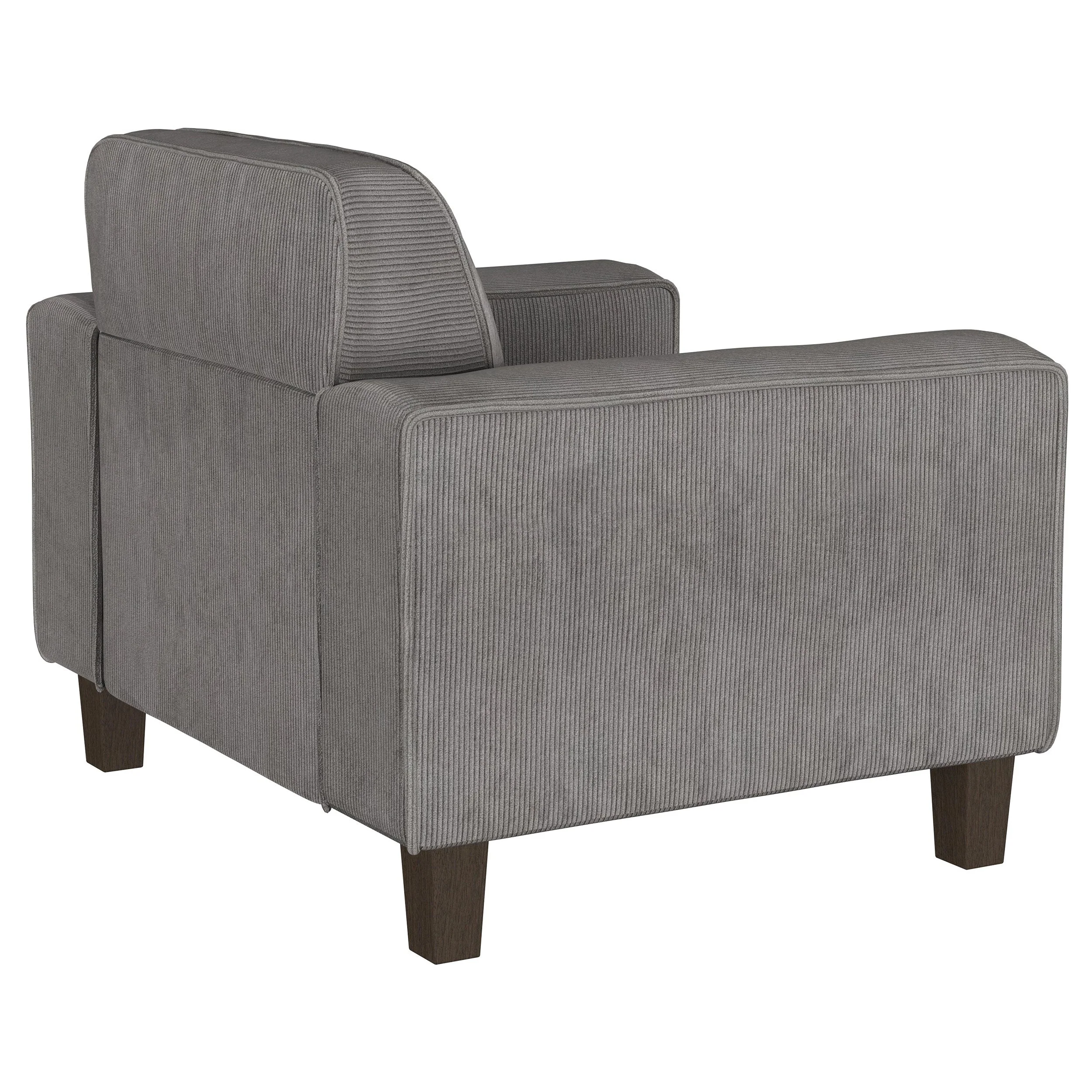 Deerhurst Upholstered Track Arm Tufted Accent Chair - Image 18