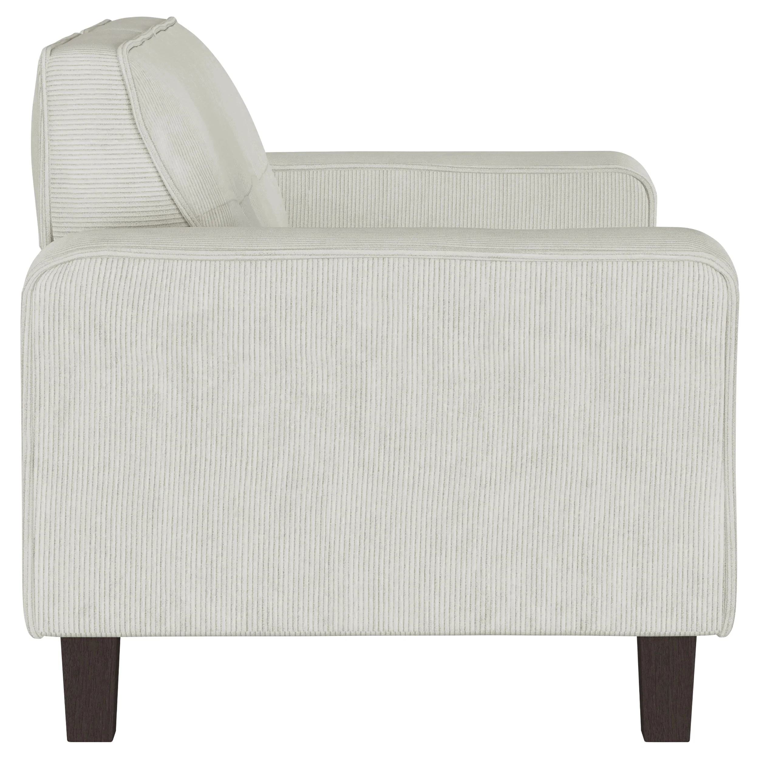 Deerhurst Upholstered Track Arm Tufted Loveseat Greige - Image 10