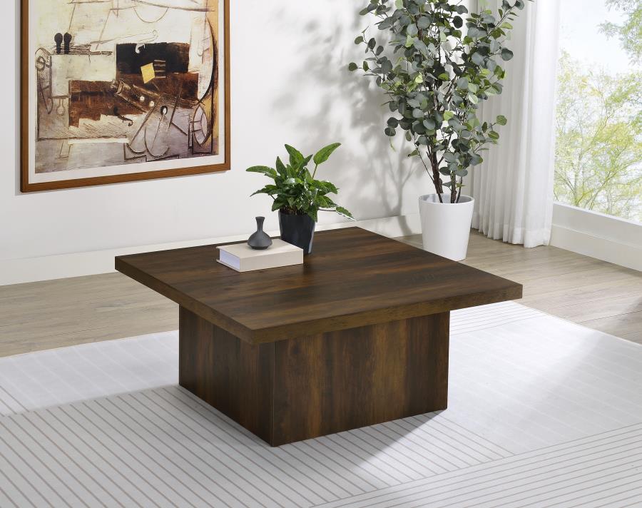 Devar Square Engineered Wood Coffee Table - Image 4