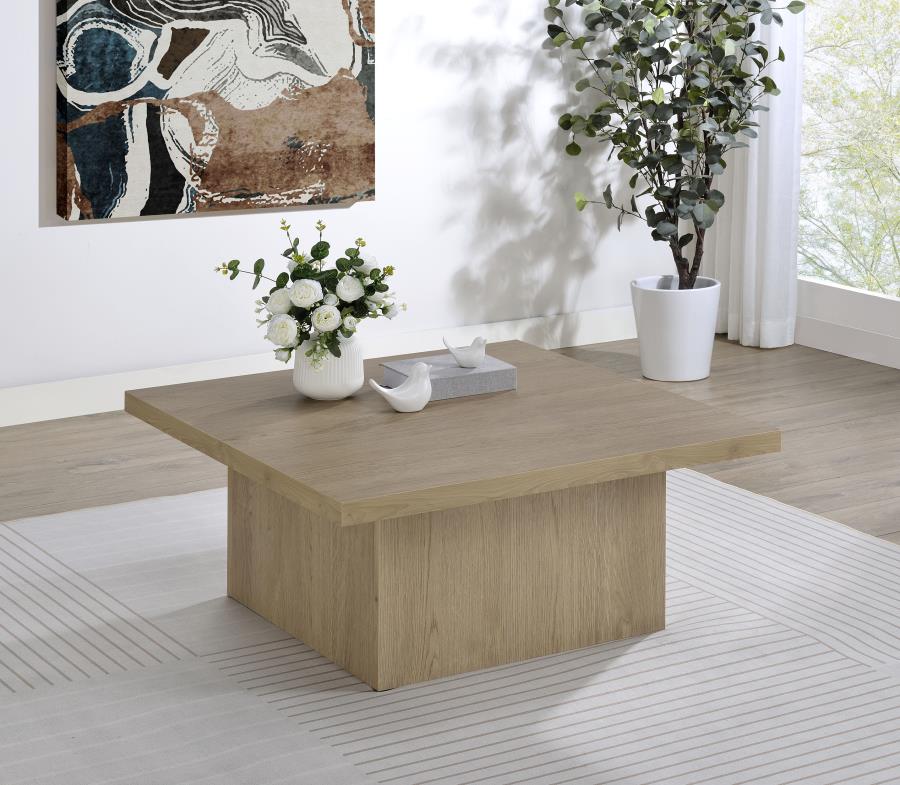 Devar Square Engineered Wood Coffee Table - Image 6