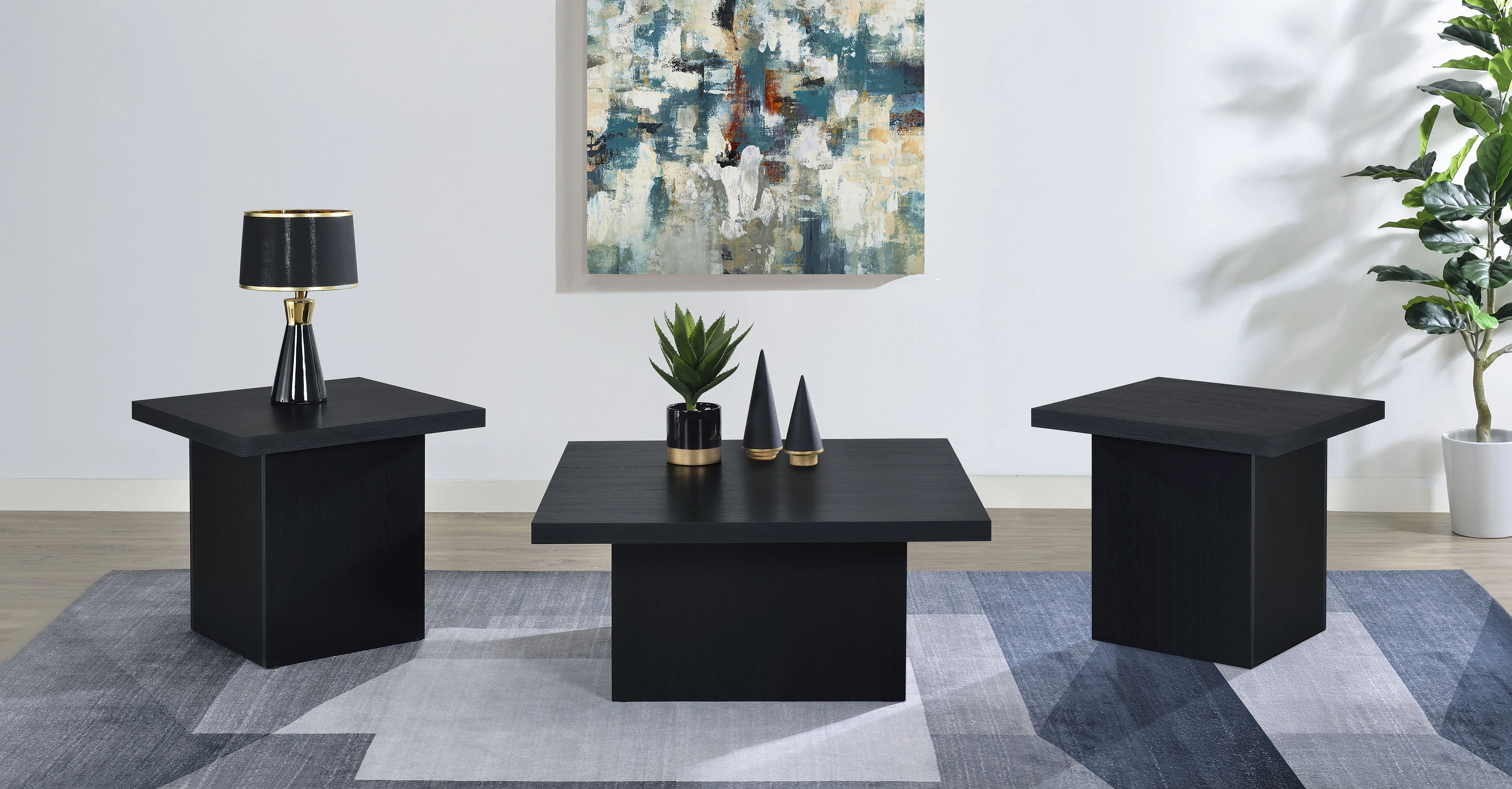 Devar Square Coffee and End Table Set - Image 16