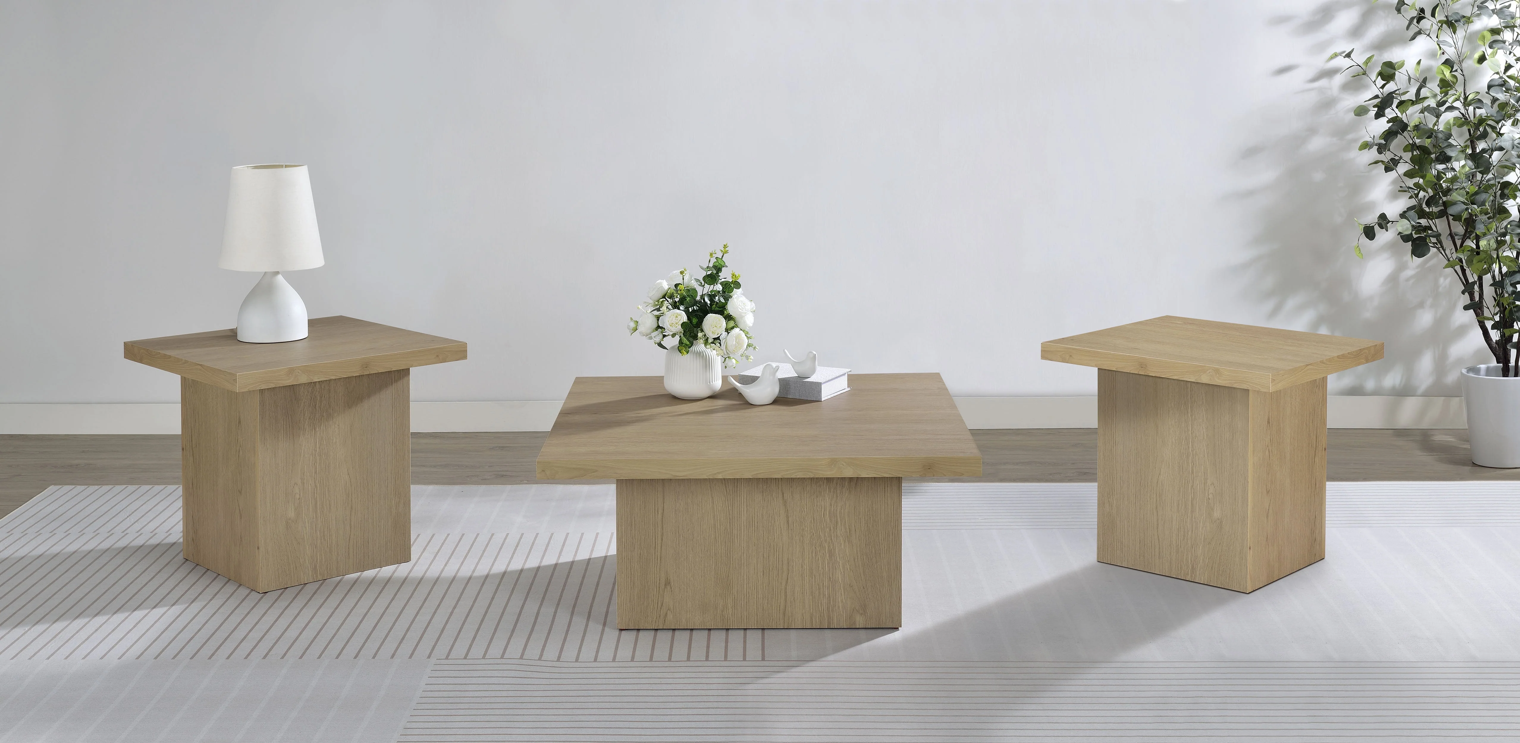 Devar Square Coffee and End Table Set - Image 18
