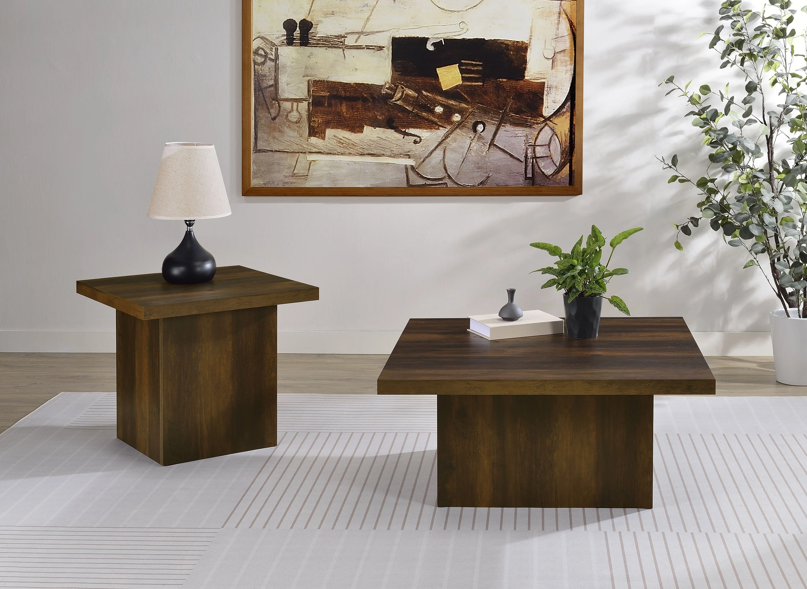 Devar Square Coffee and End Table Set - Image 21