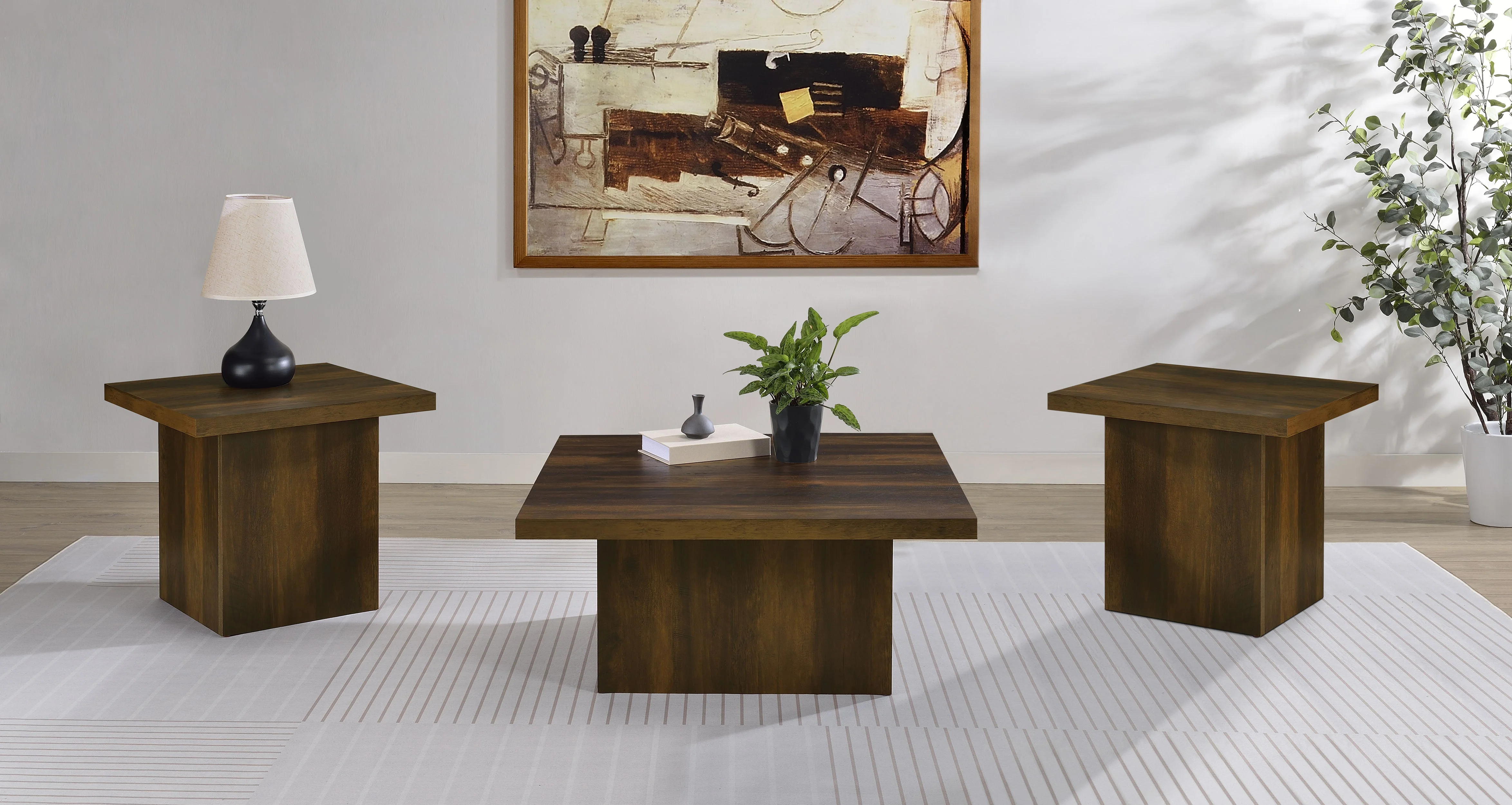 Devar Square Coffee and End Table Set - Image 22