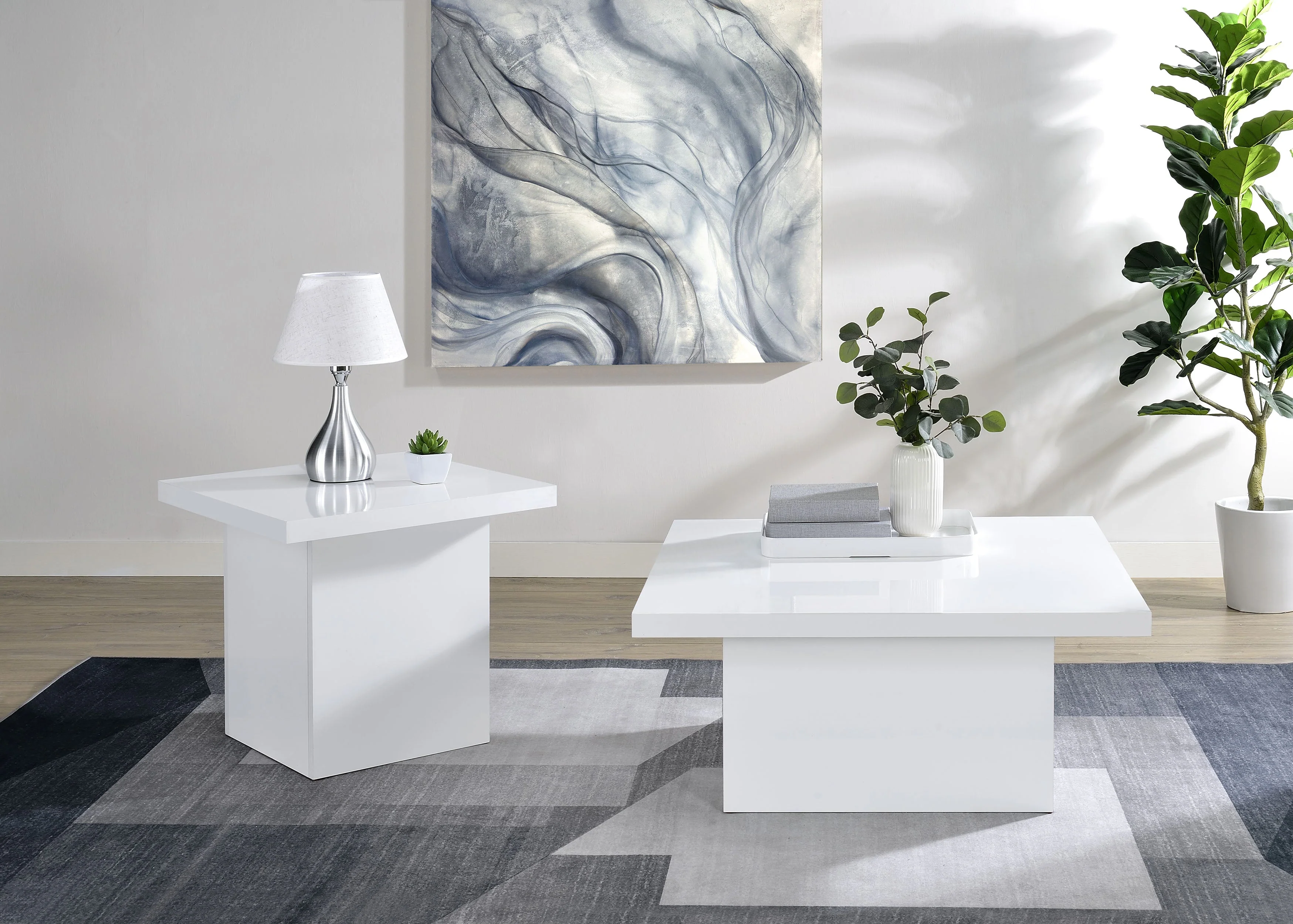 Devar Square Coffee and End Table Set - Image 23