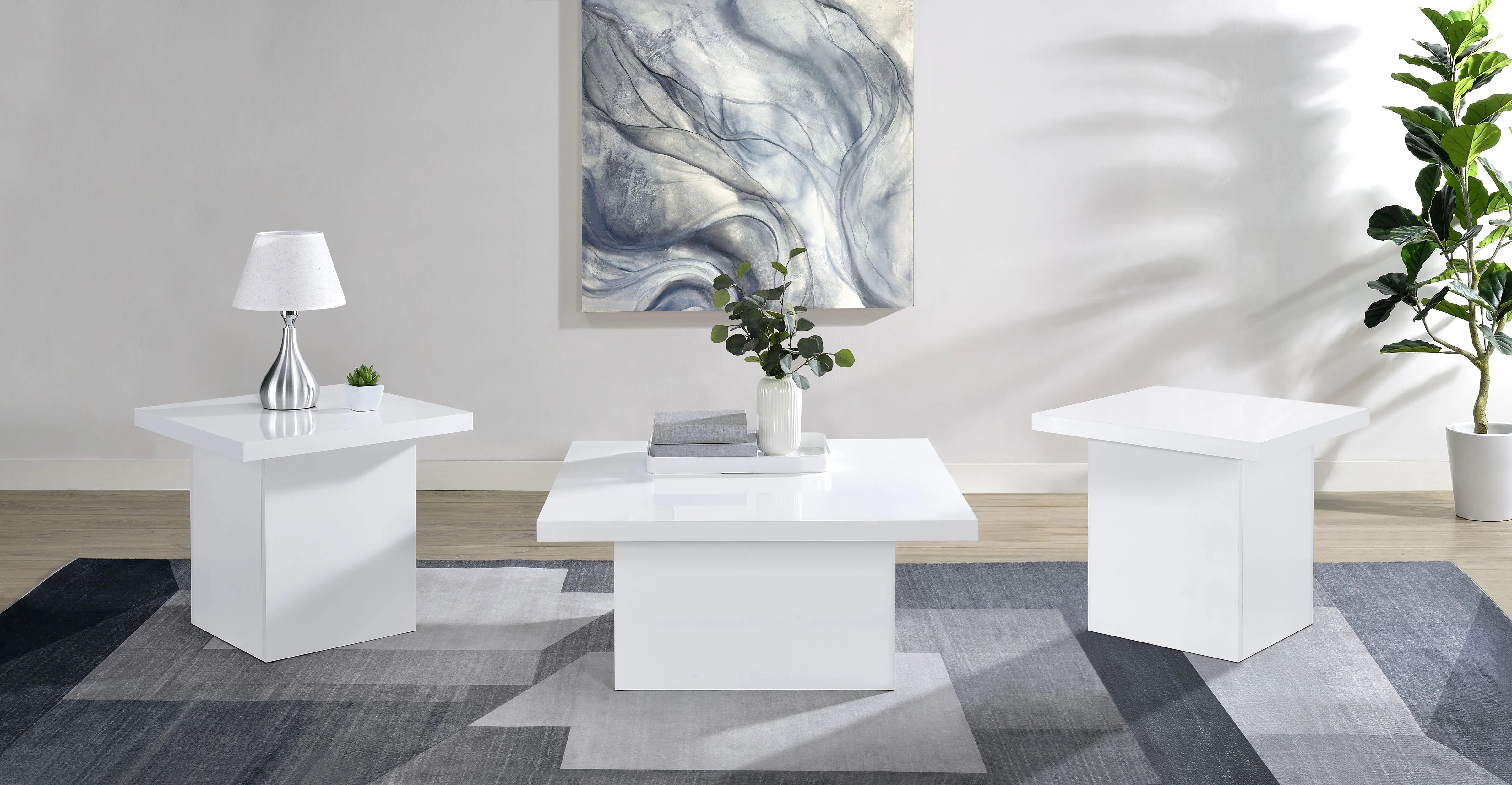 Devar Square Coffee and End Table Set - Image 24