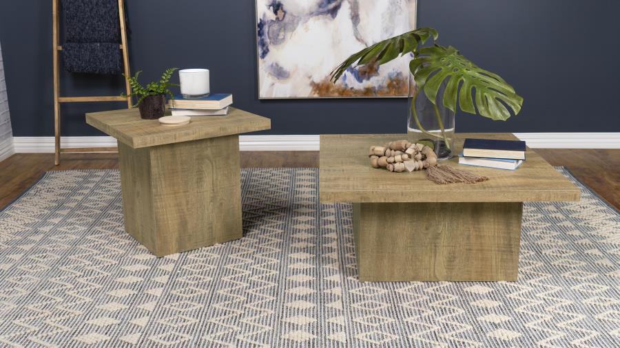 Devar Square Coffee and End Table Set - Image 3