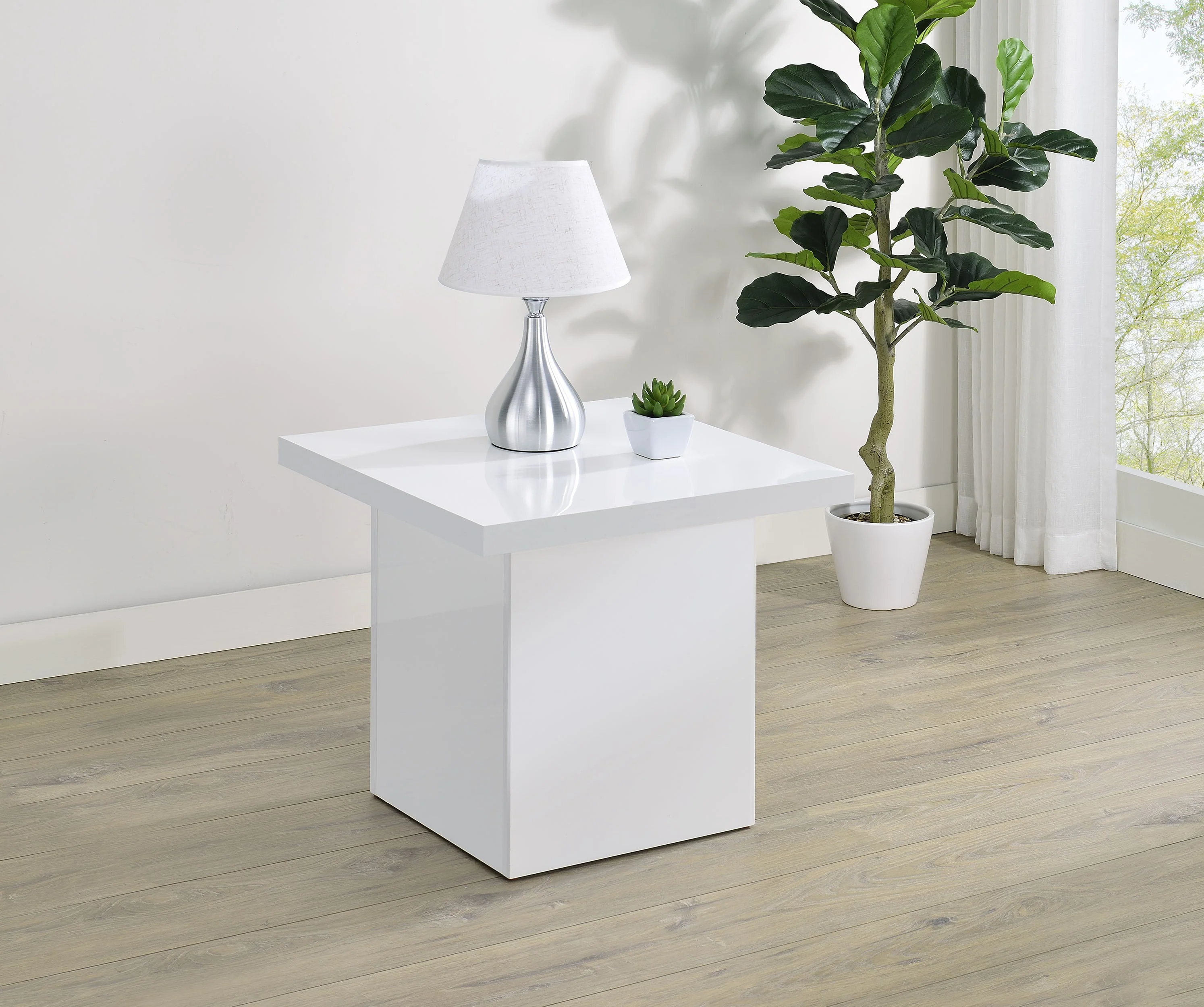 Devar Square Engineered Wood End Table - Image 18
