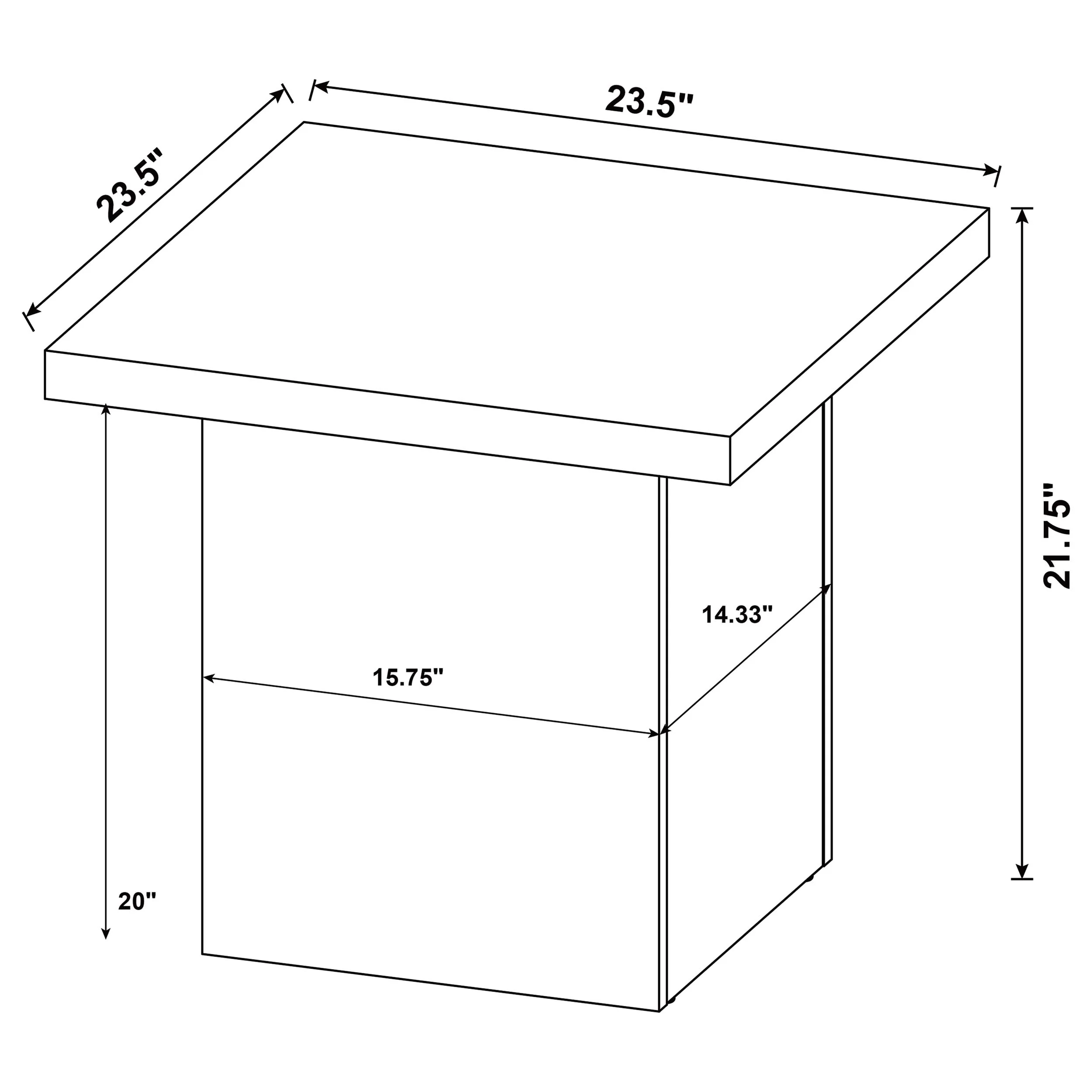 Devar Square Engineered Wood End Table - Image 52