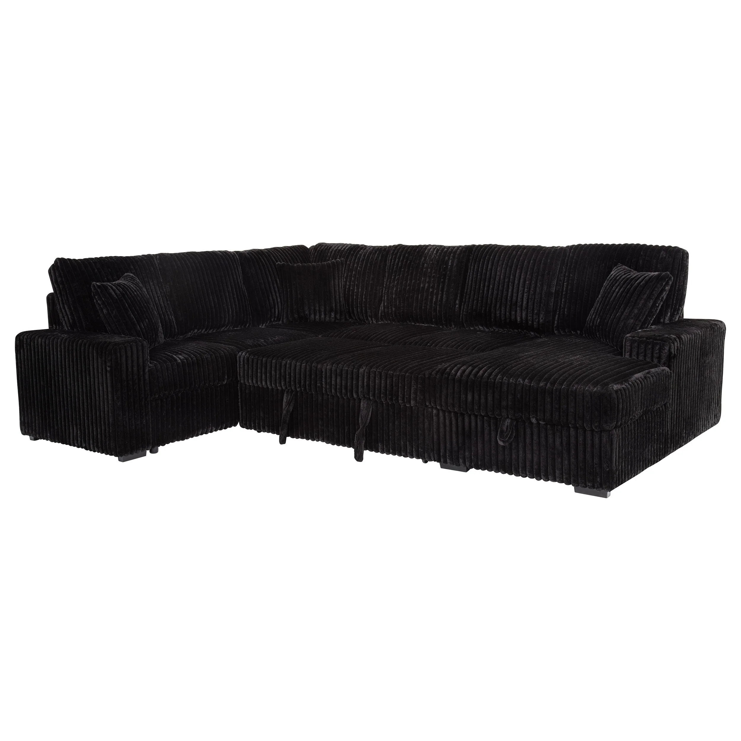 Devonshire Sleeper Sectional Sofa Storage Chaise - Image 24