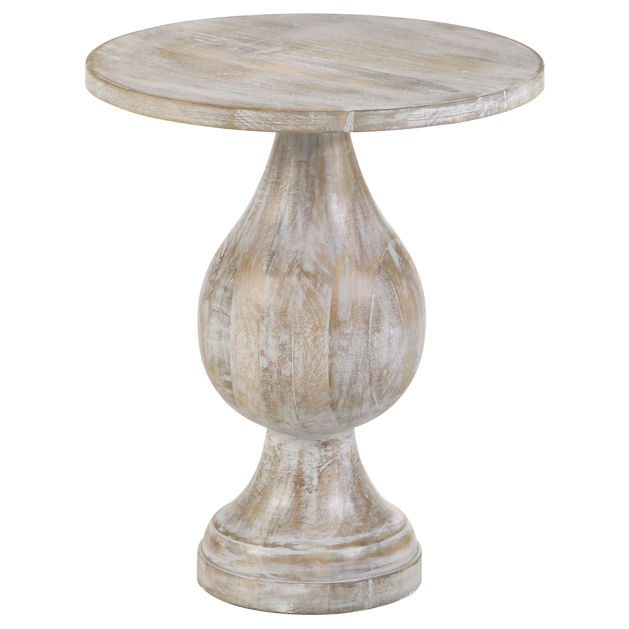 Dianella Round Pedestal Base Accent Side Table - Image 3