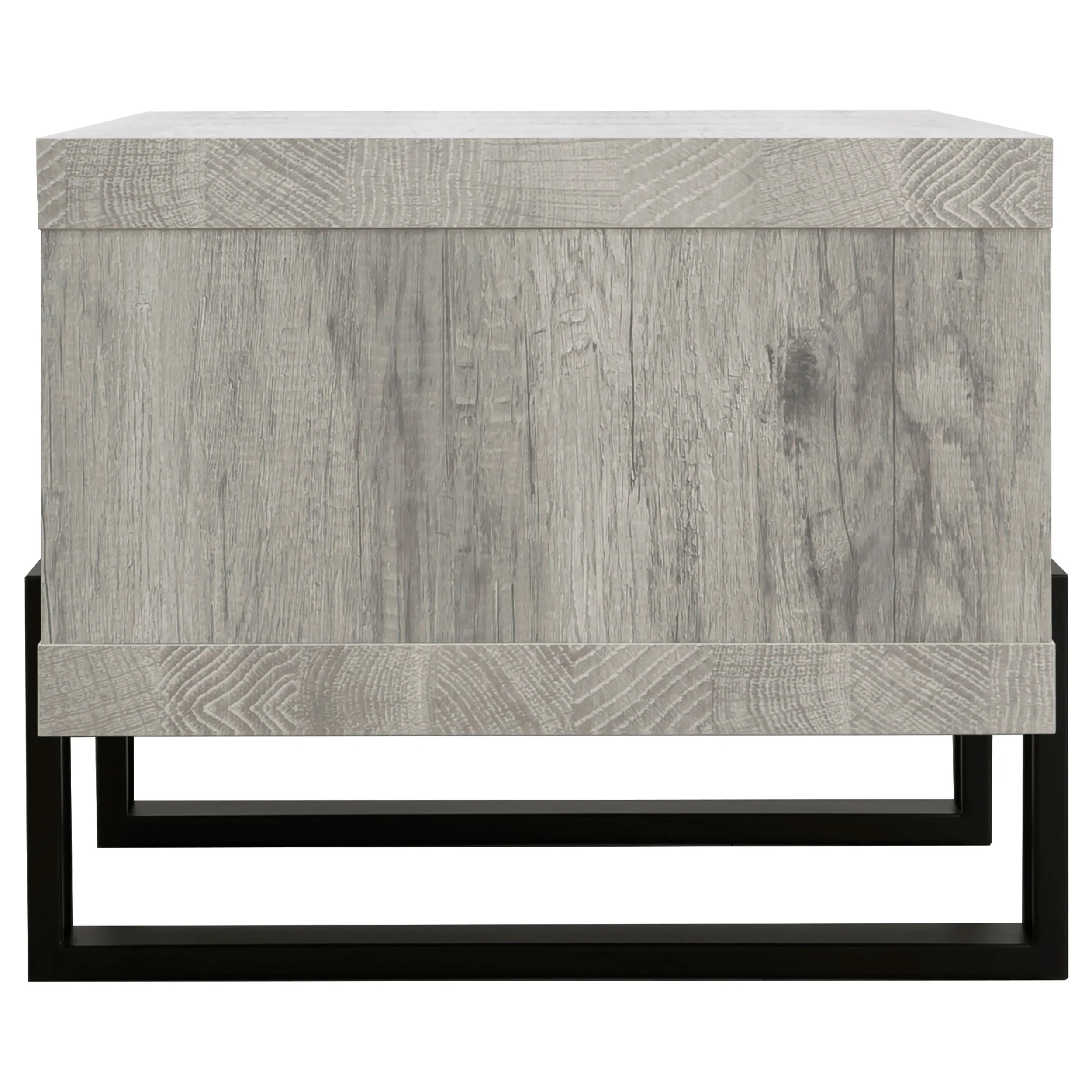 Dinard Engineered Wood Coffee Table Grey Driftwood - Image 6