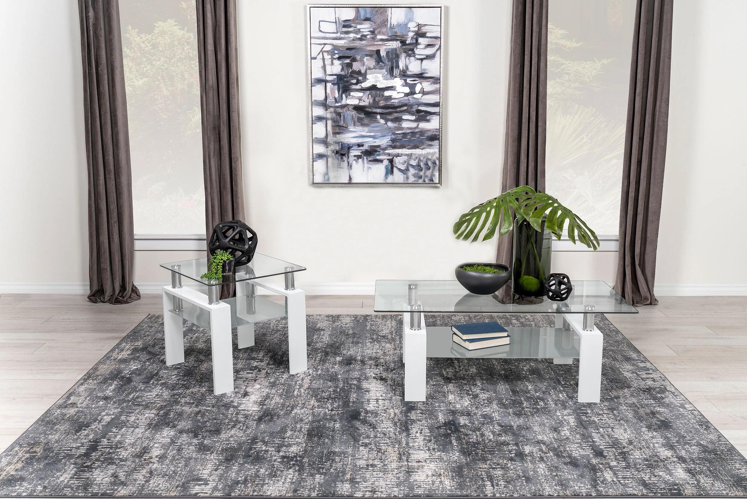 Dyer Rectangular Coffee and End Table Set - Image 5
