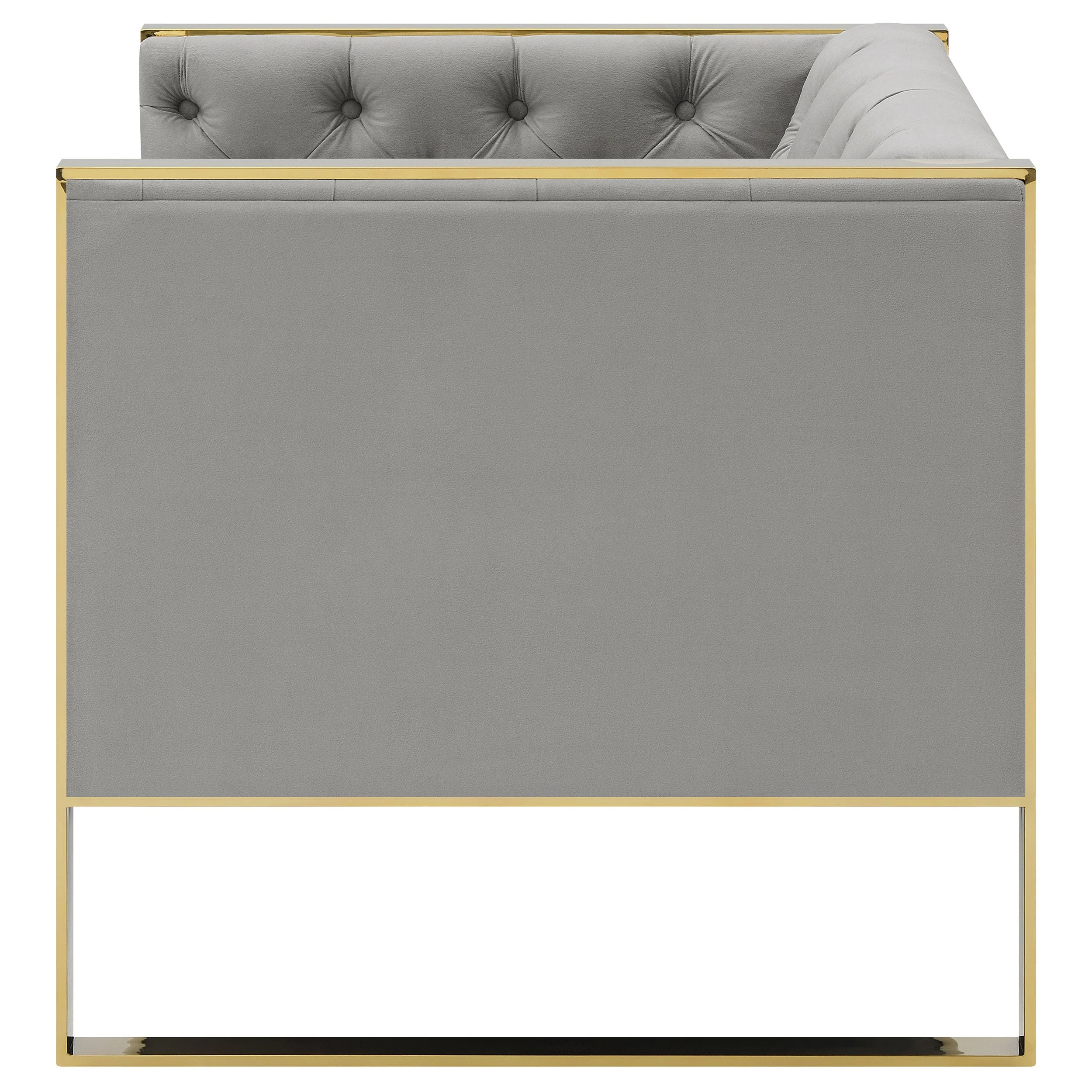 Eastbrook Velvet Upholstered Tufted Accent Chair Grey - Image 6