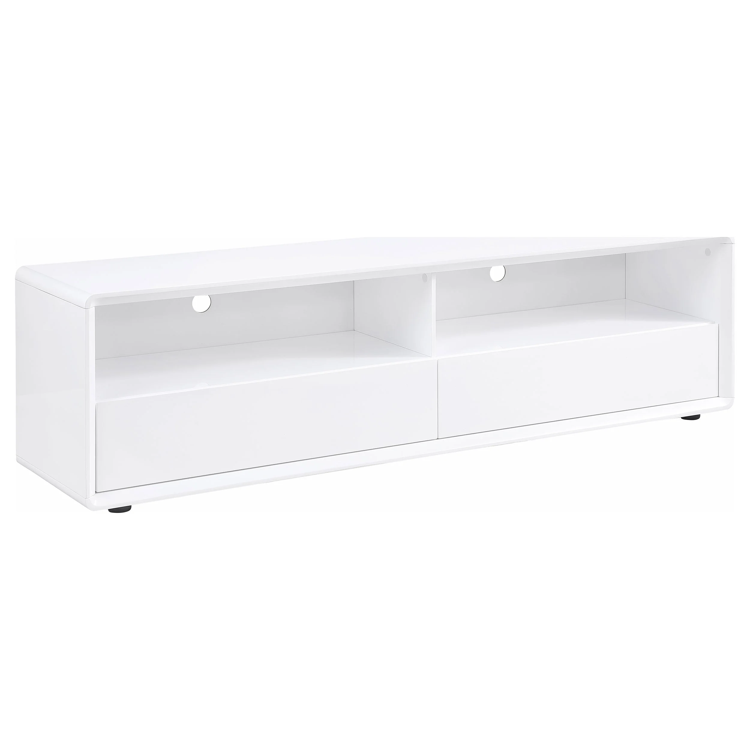 Ellice 71-inch TV Stand Media Console White - Image 2