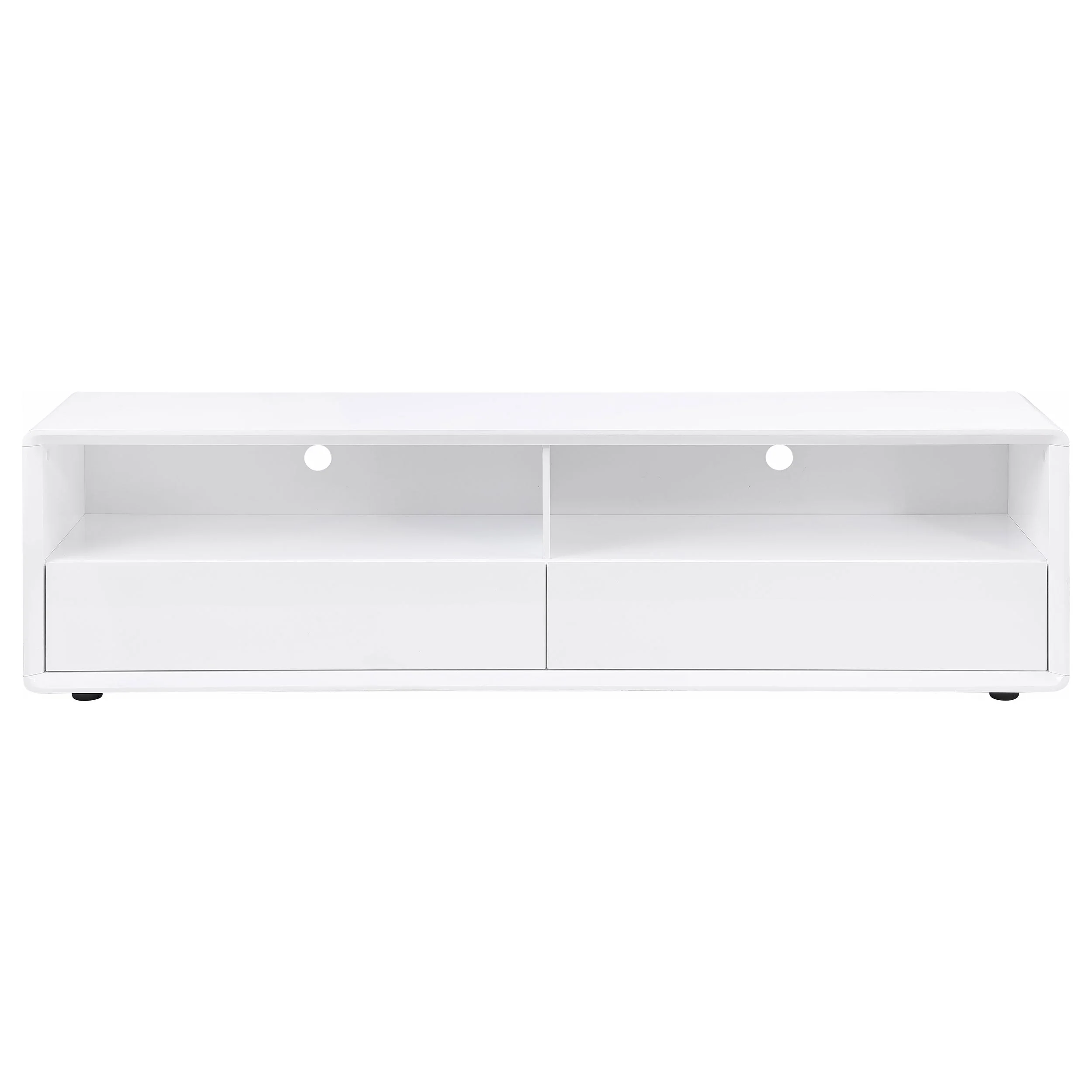 Ellice 71-inch TV Stand Media Console White - Image 4
