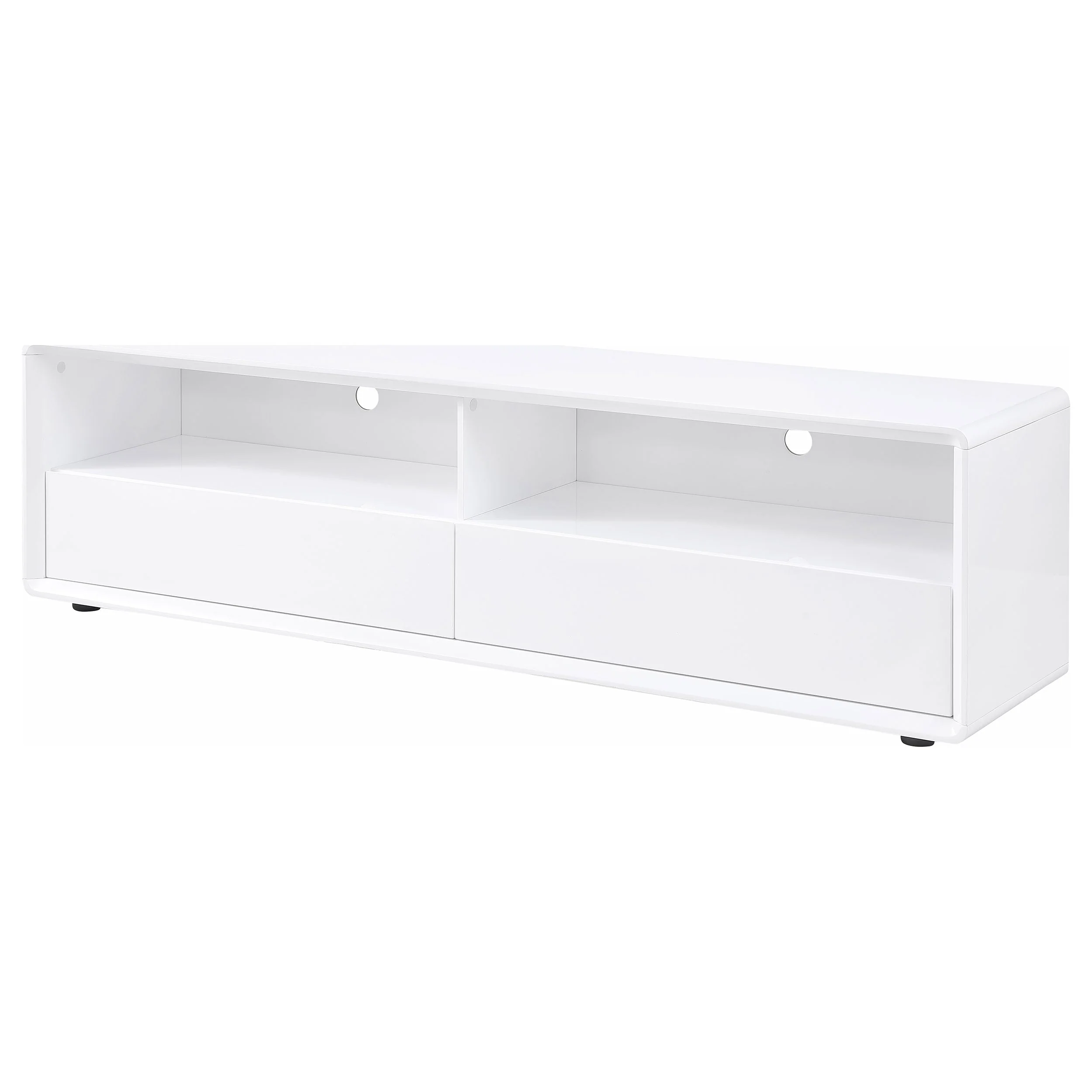 Ellice 71-inch TV Stand Media Console White - Image 5