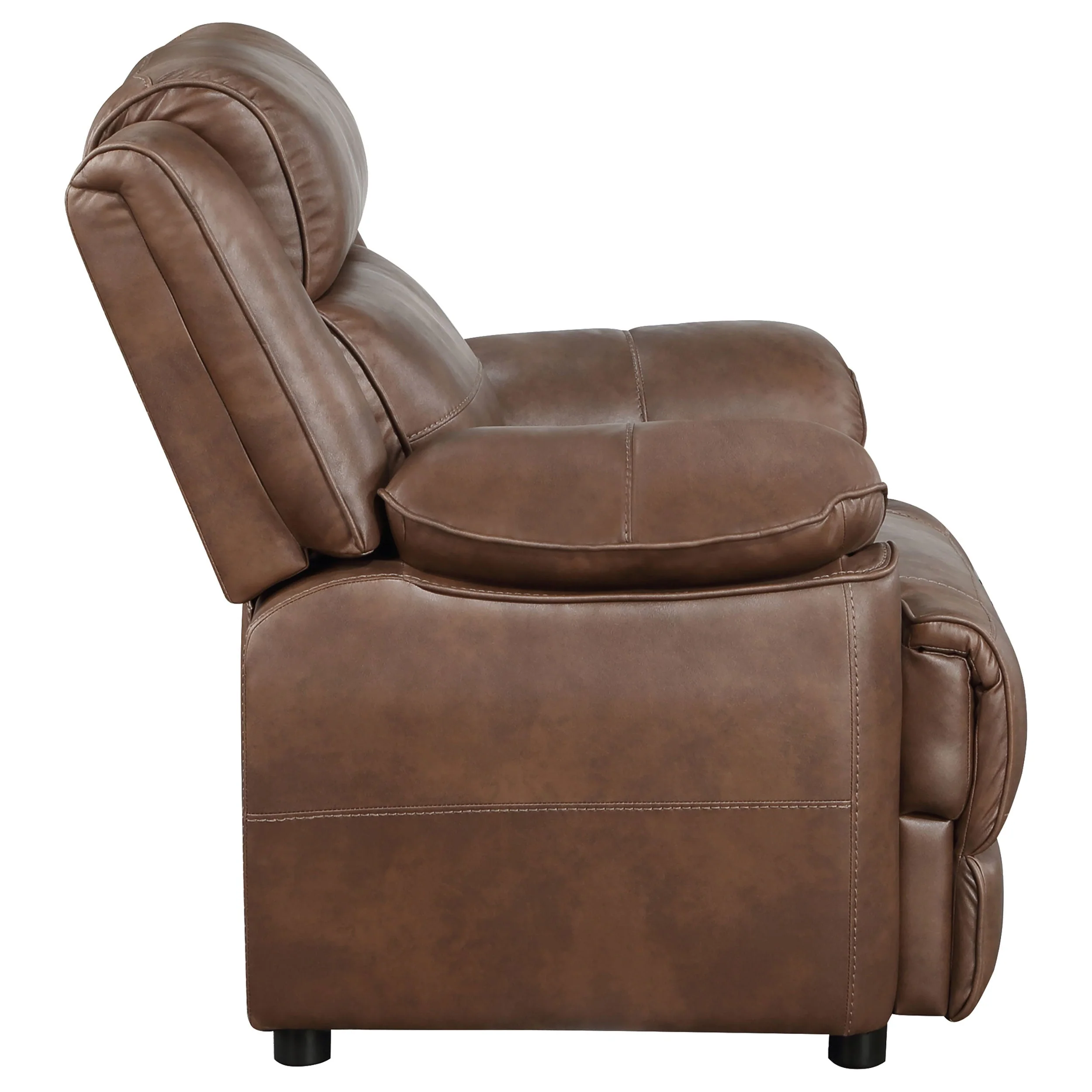 Ellington Upholstered Padded Arm Accent Chair Dark Brown - Image 10
