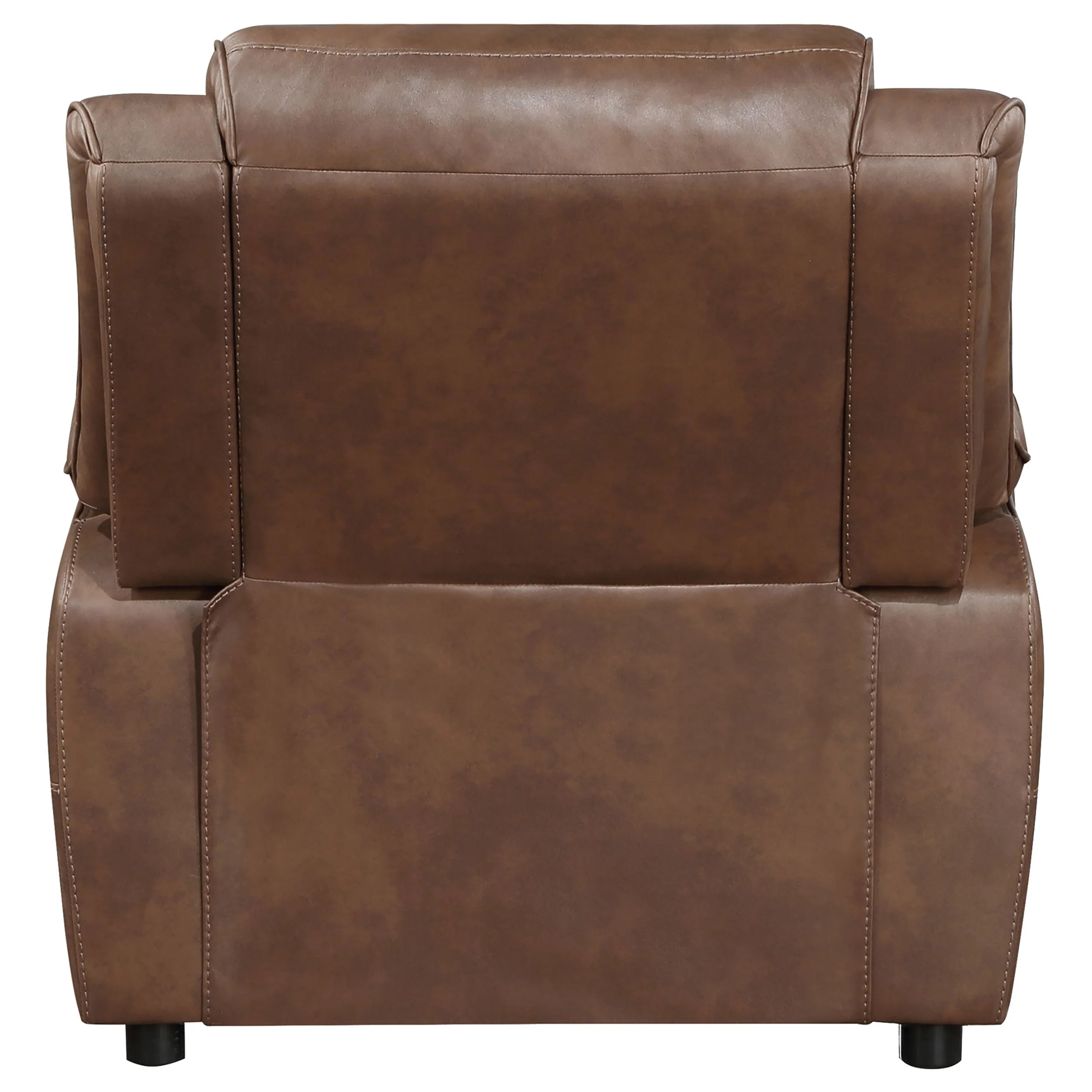 Ellington Upholstered Padded Arm Accent Chair Dark Brown - Image 8