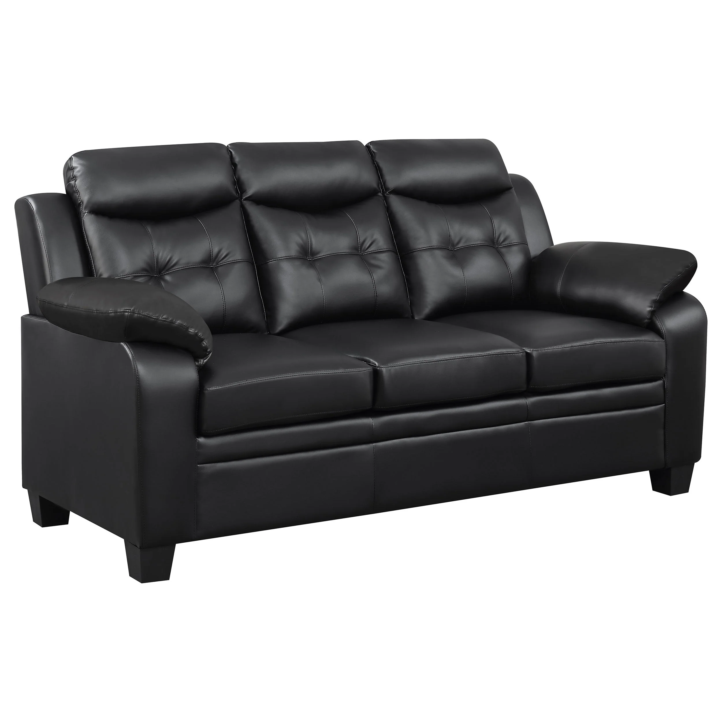 Finley Upholstered Padded Arm Tufted Sofa Set - Image 7