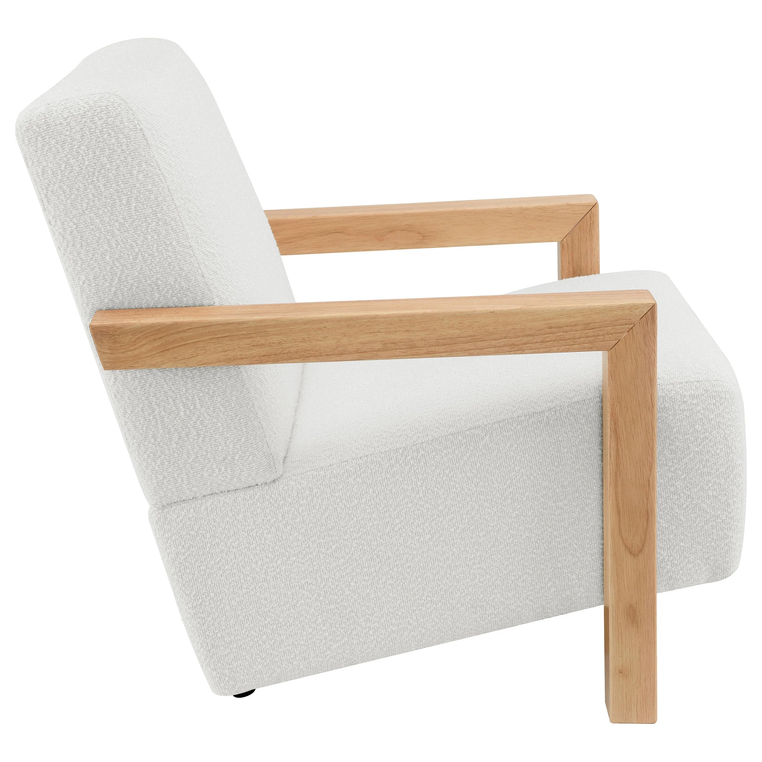 Fitzroy Faux Fur Upholstered Chair Solid Wood Arms - Image 26