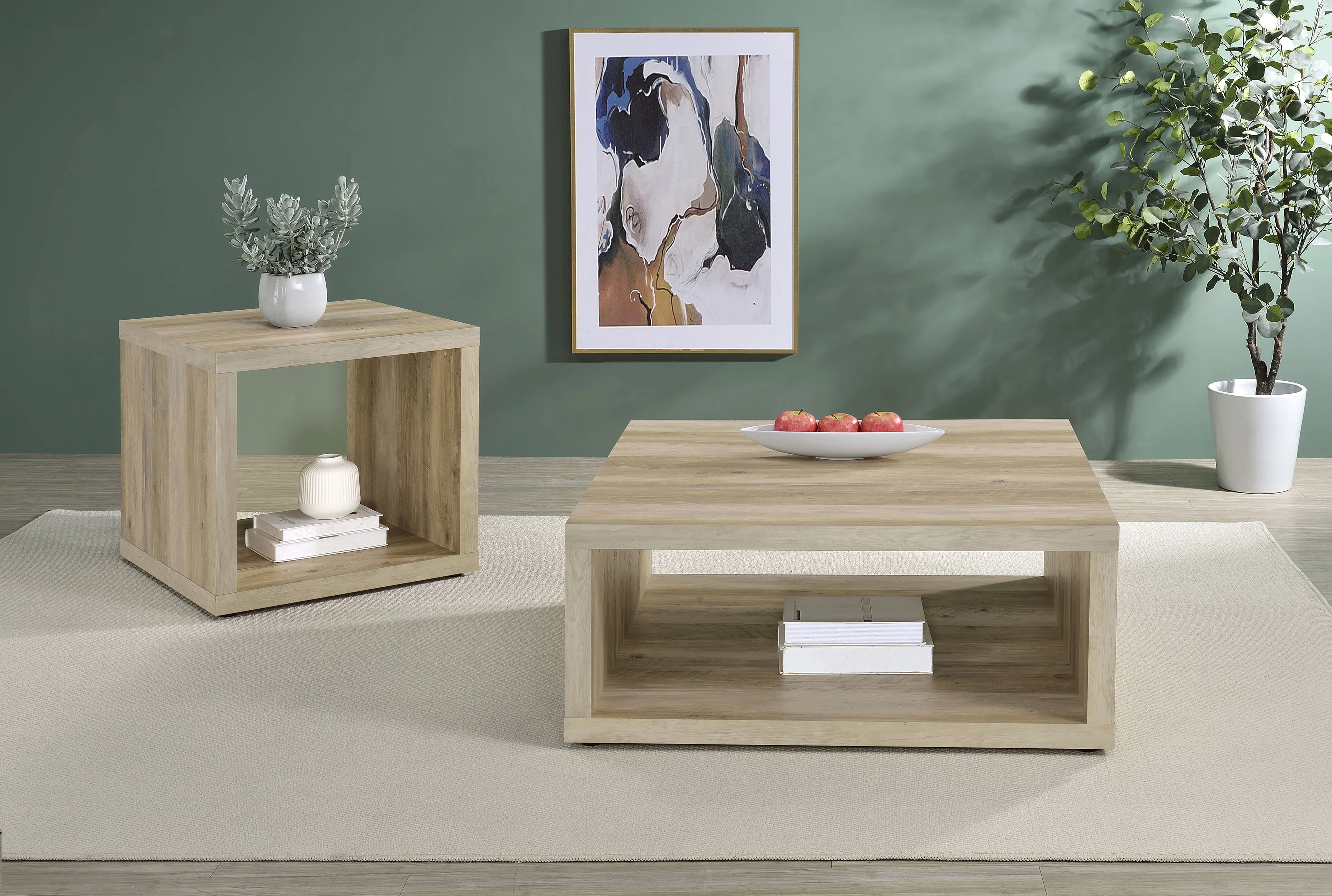 Frisco Square Engineered Wood Coffee Table - Image 20
