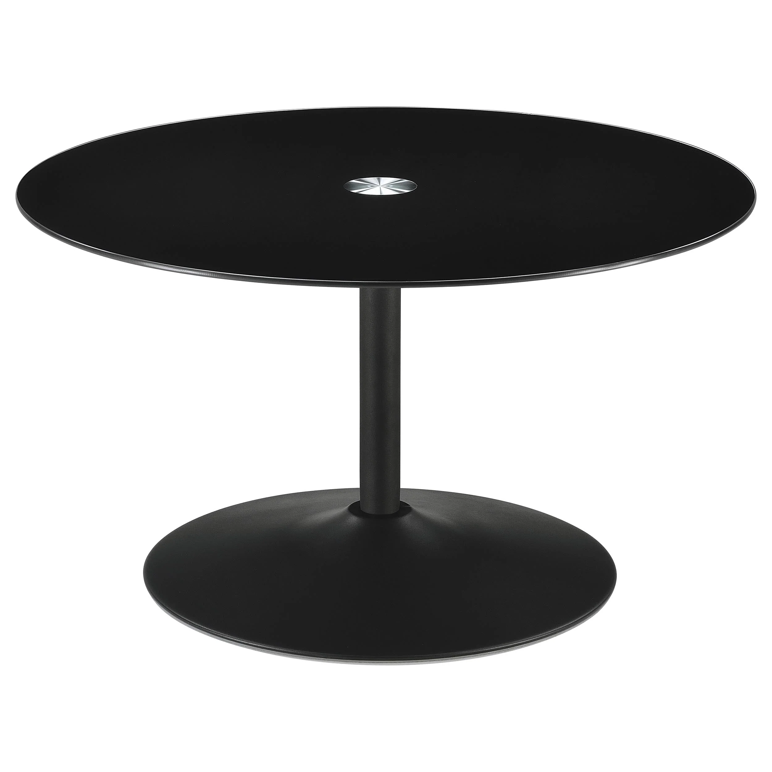 Ganso Round Glass Top Coffee and End Table Set - Image 9