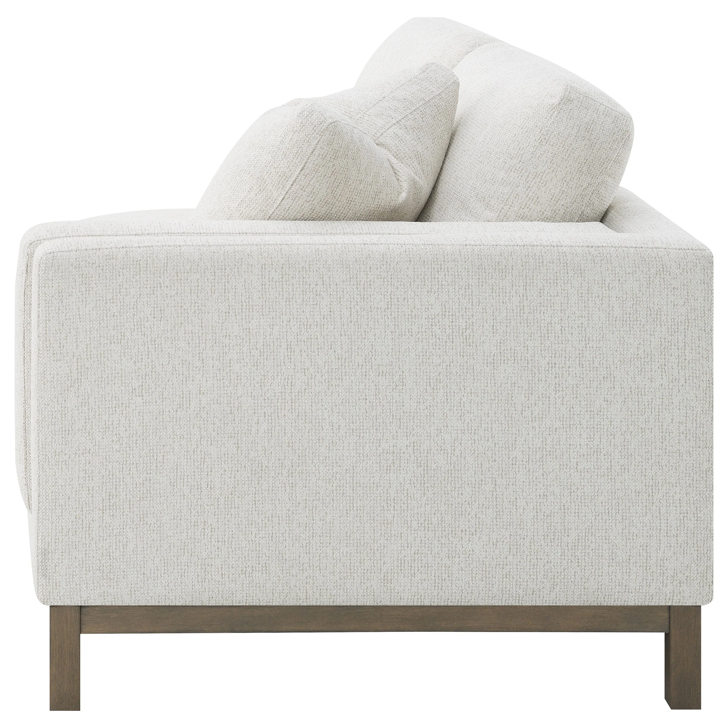 Geneva Boucle Upholstered Sectional Chaise Sofa Sand - Image 10