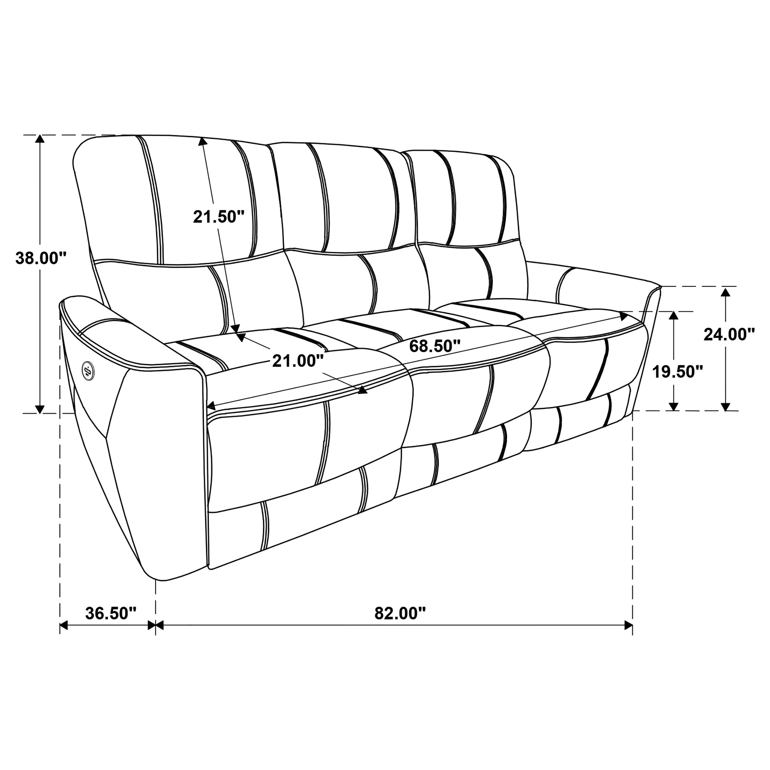 Greenfield Upholstered Power Reclining Sofa - Image 21