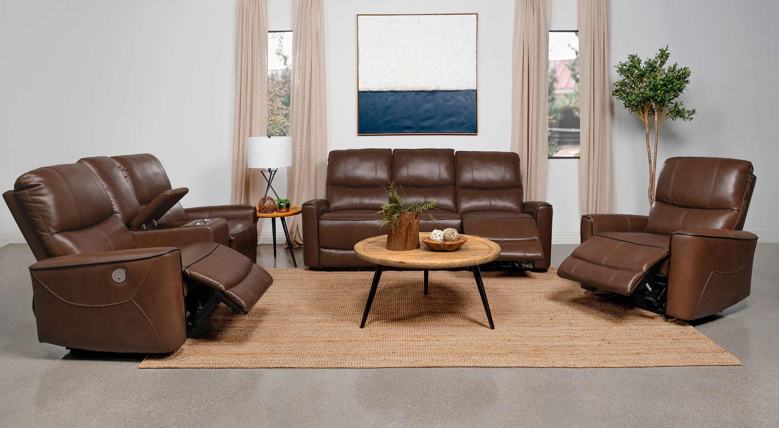 Greenfield Power Reclining Sofa Set - Image 8