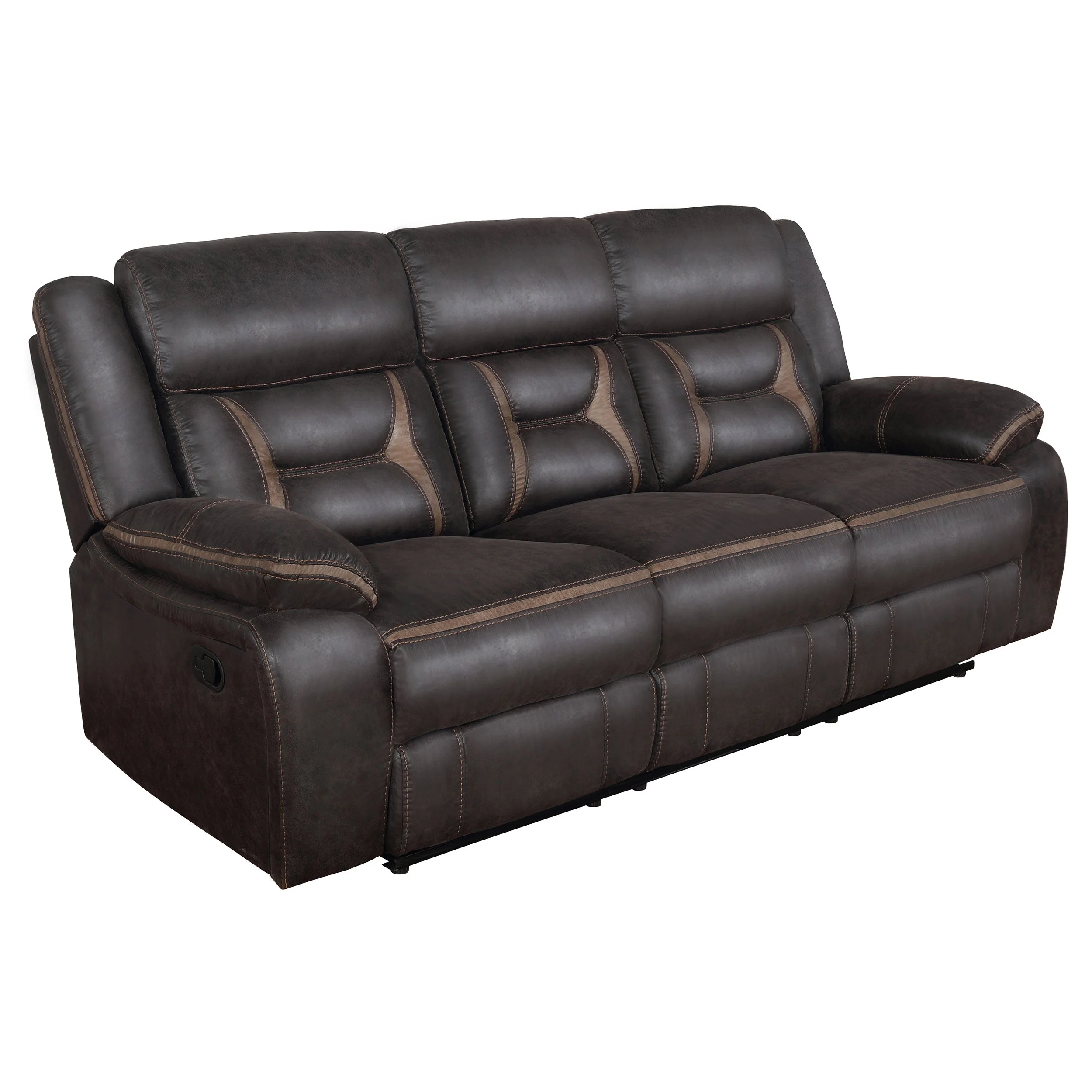 Greer Upholstered Reclining Sofa Set - Image 20