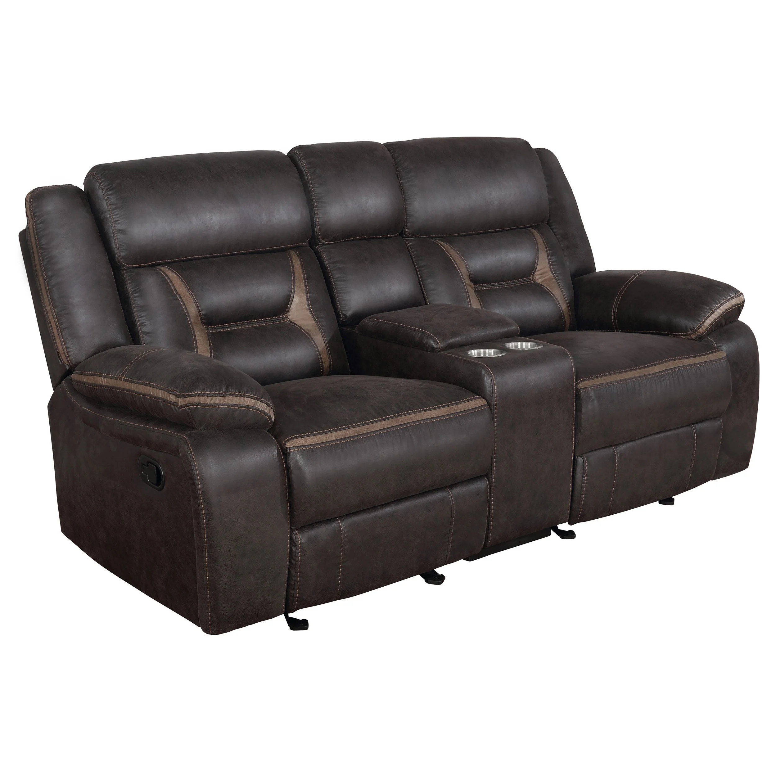 Greer Upholstered Reclining Sofa Set - Image 24