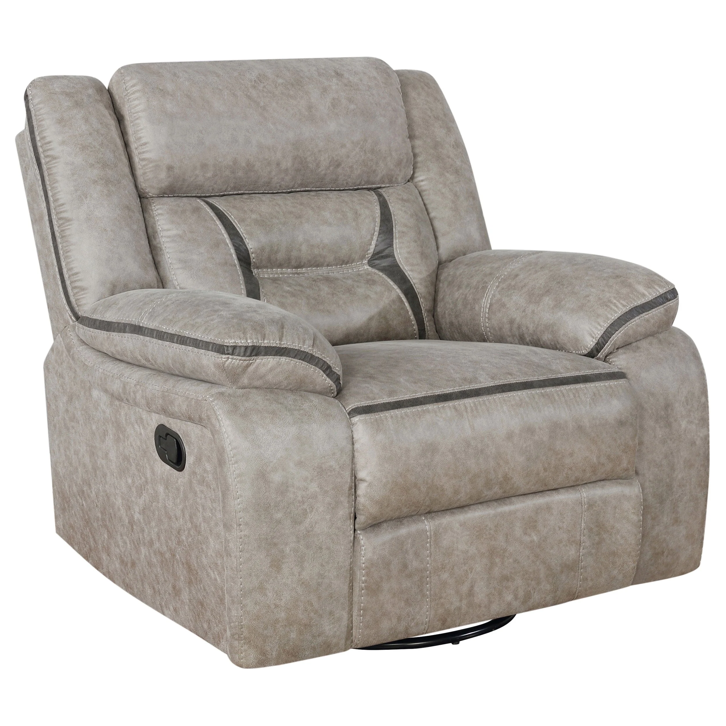Greer Upholstered Reclining Sofa Set - Image 34