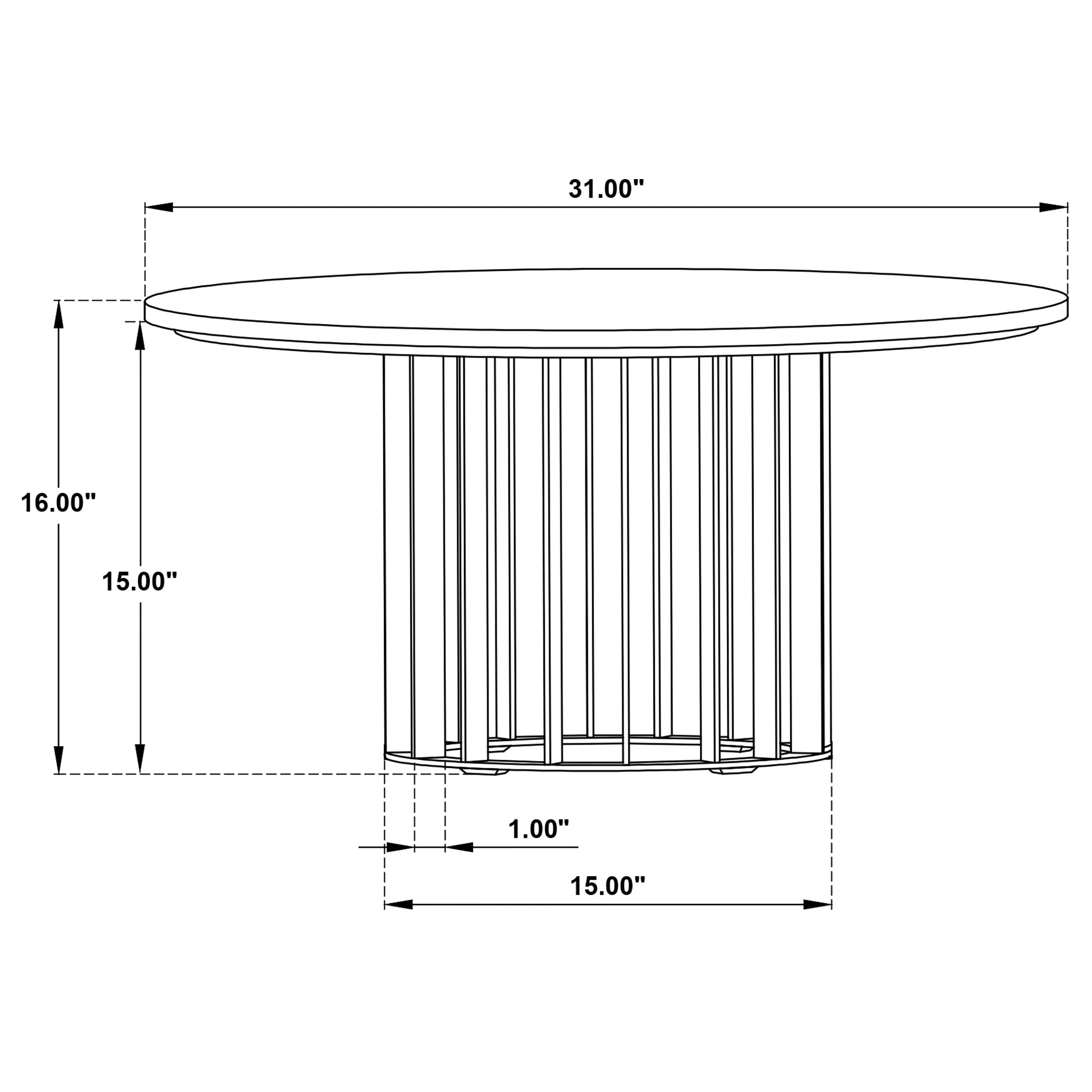 Haven Round Marble Coffee and End Table Set - Image 22