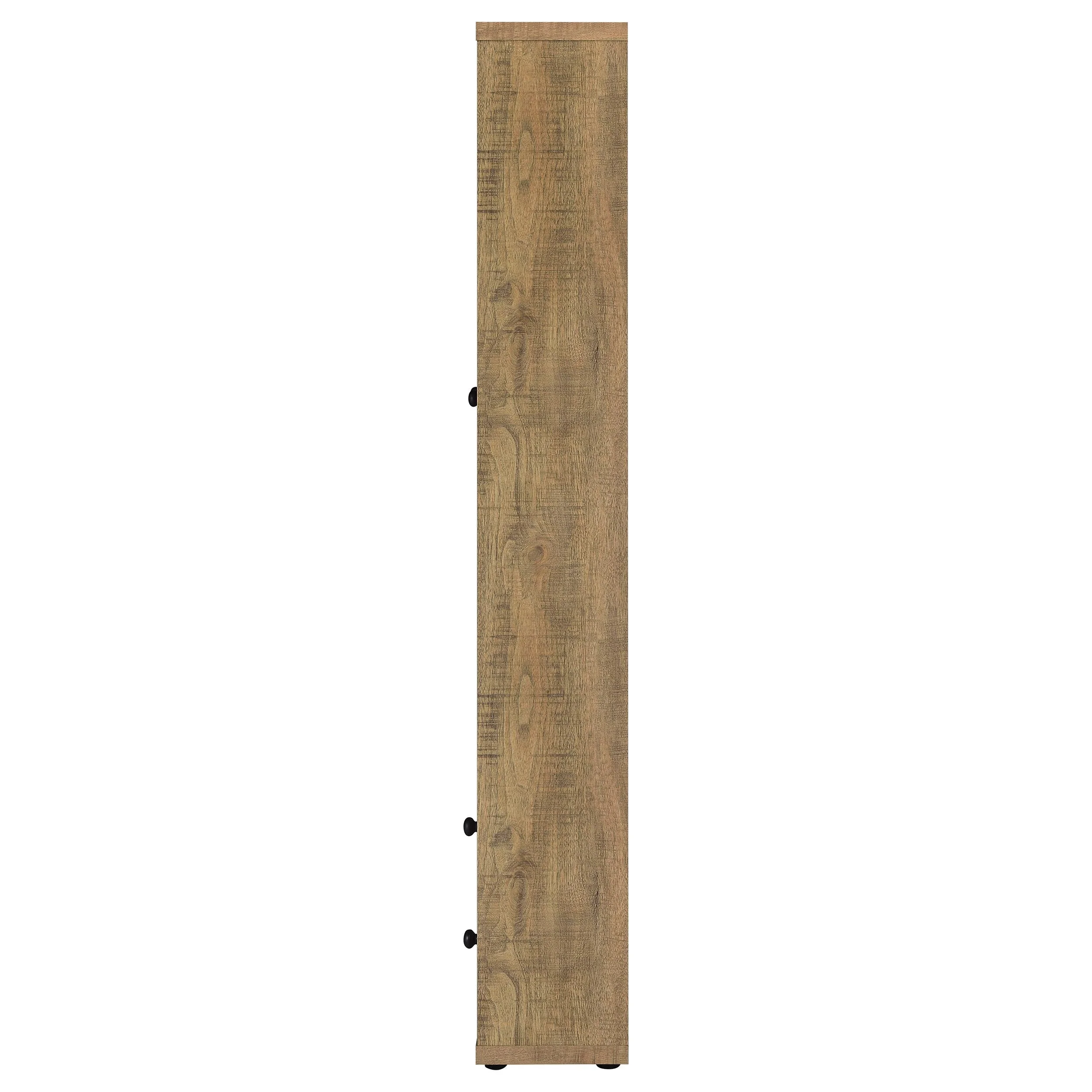 Hawthorne 4-shelf Glass Door Tall Cabinet with Drawers - Image 21
