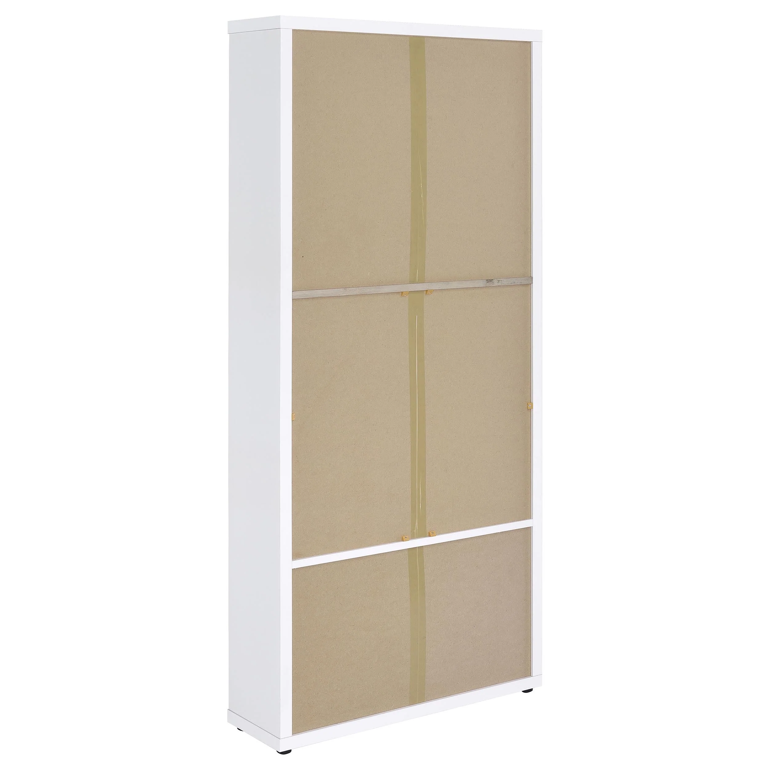 Hawthorne 4-shelf Glass Door Tall Cabinet with Drawers - Image 22