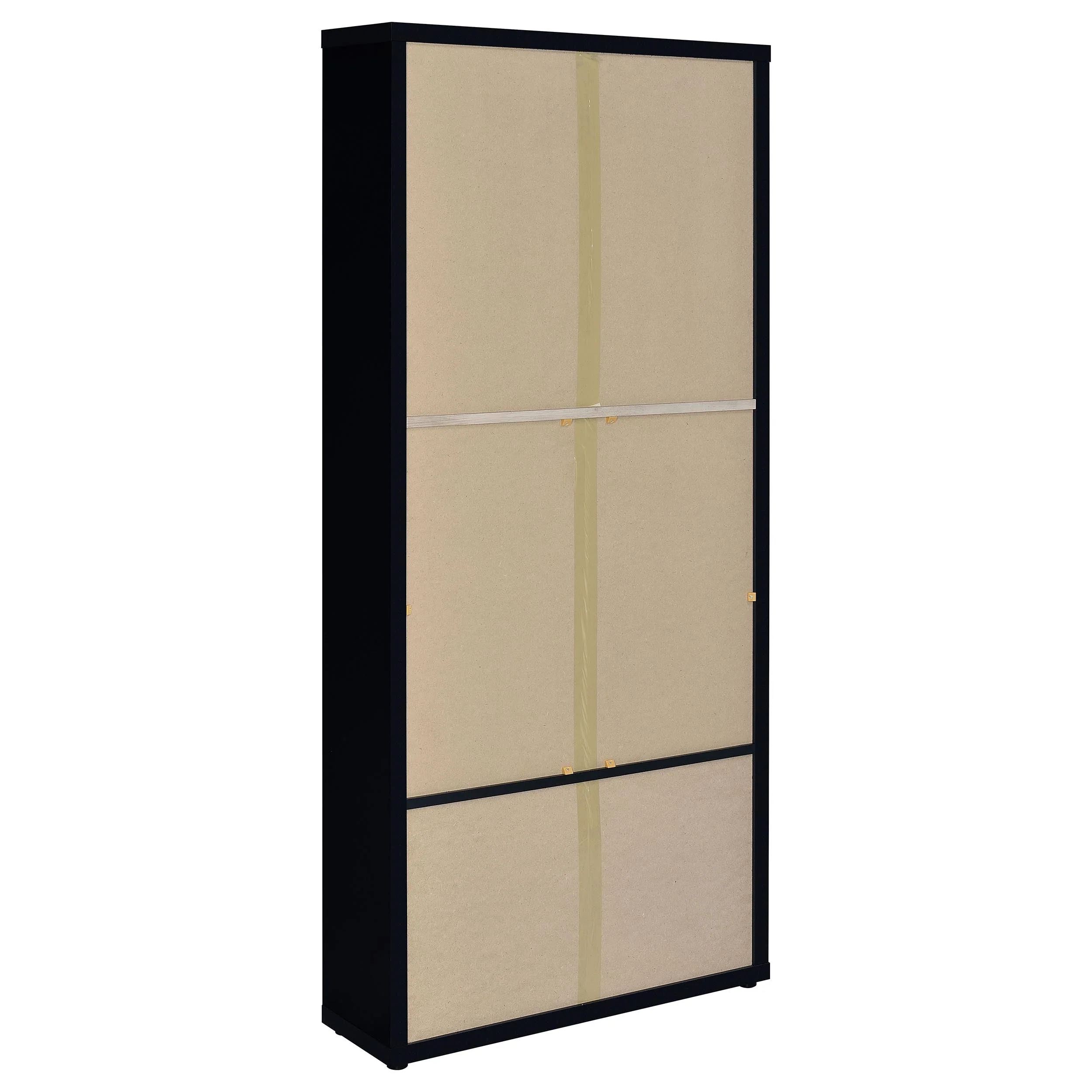 Hawthorne 4-shelf Glass Door Tall Cabinet with Drawers - Image 23
