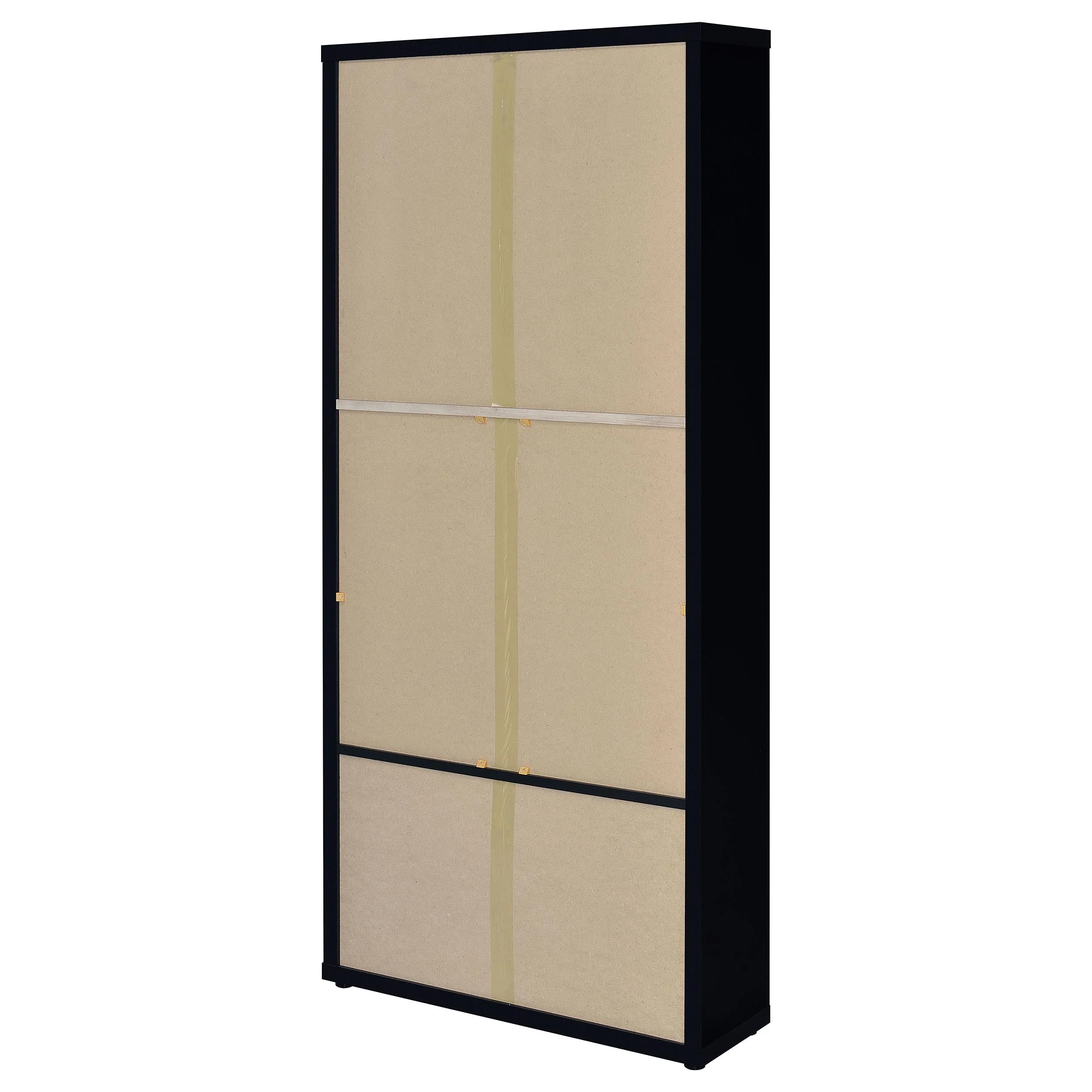 Hawthorne 4-shelf Glass Door Tall Cabinet with Drawers - Image 26