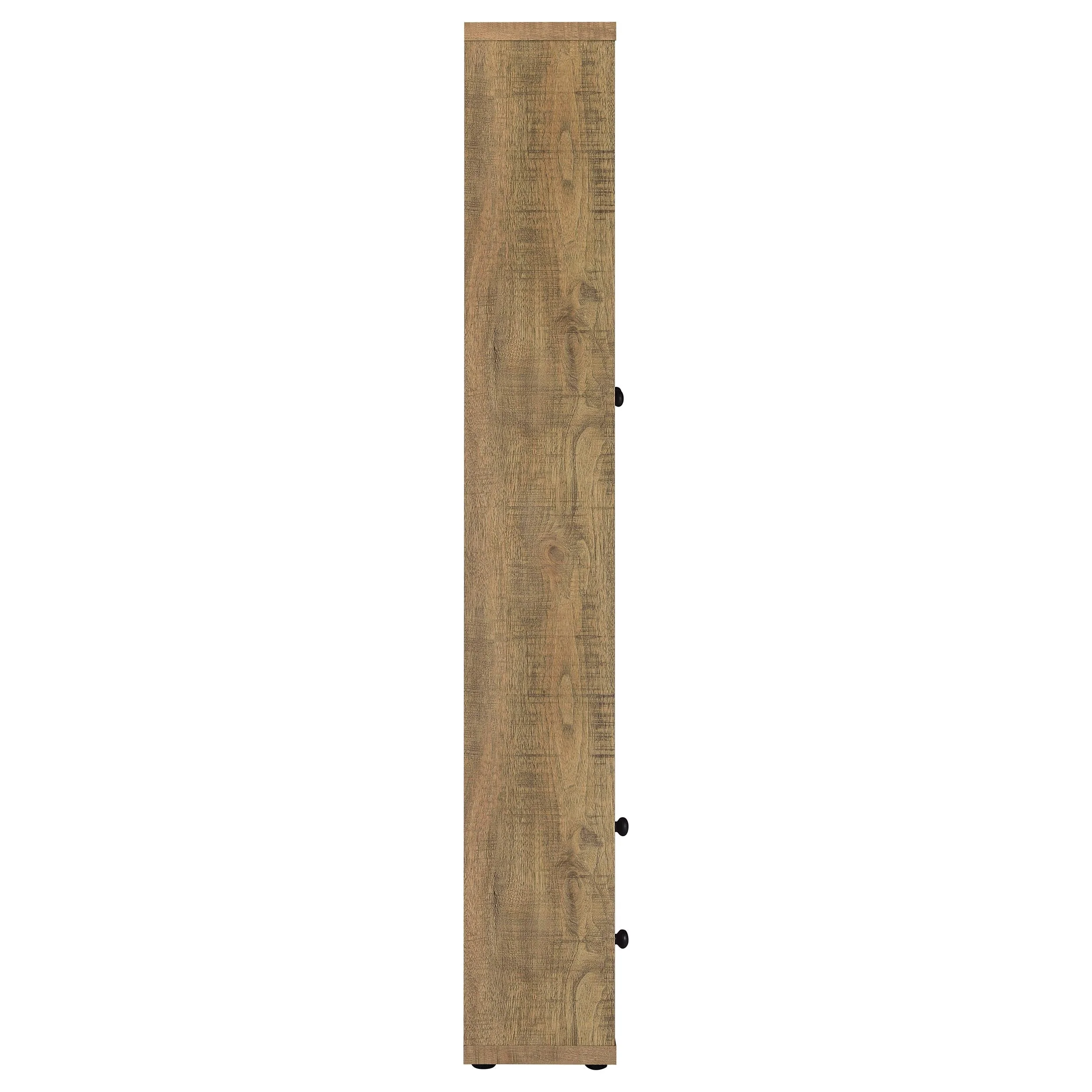 Hawthorne 4-shelf Glass Door Tall Cabinet with Drawers - Image 30