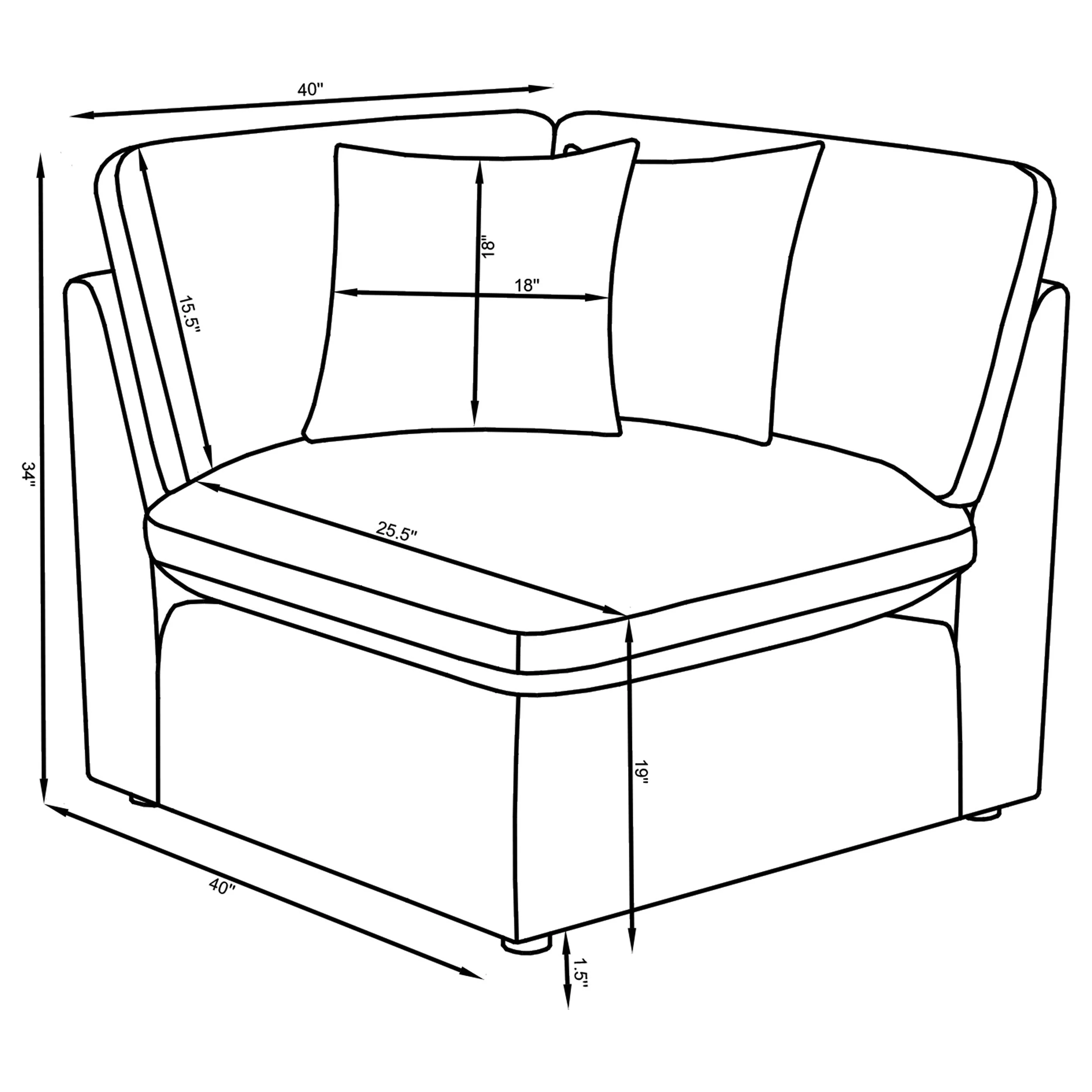 Hobson Upholstered Modular Sectional Sofa - Image 40