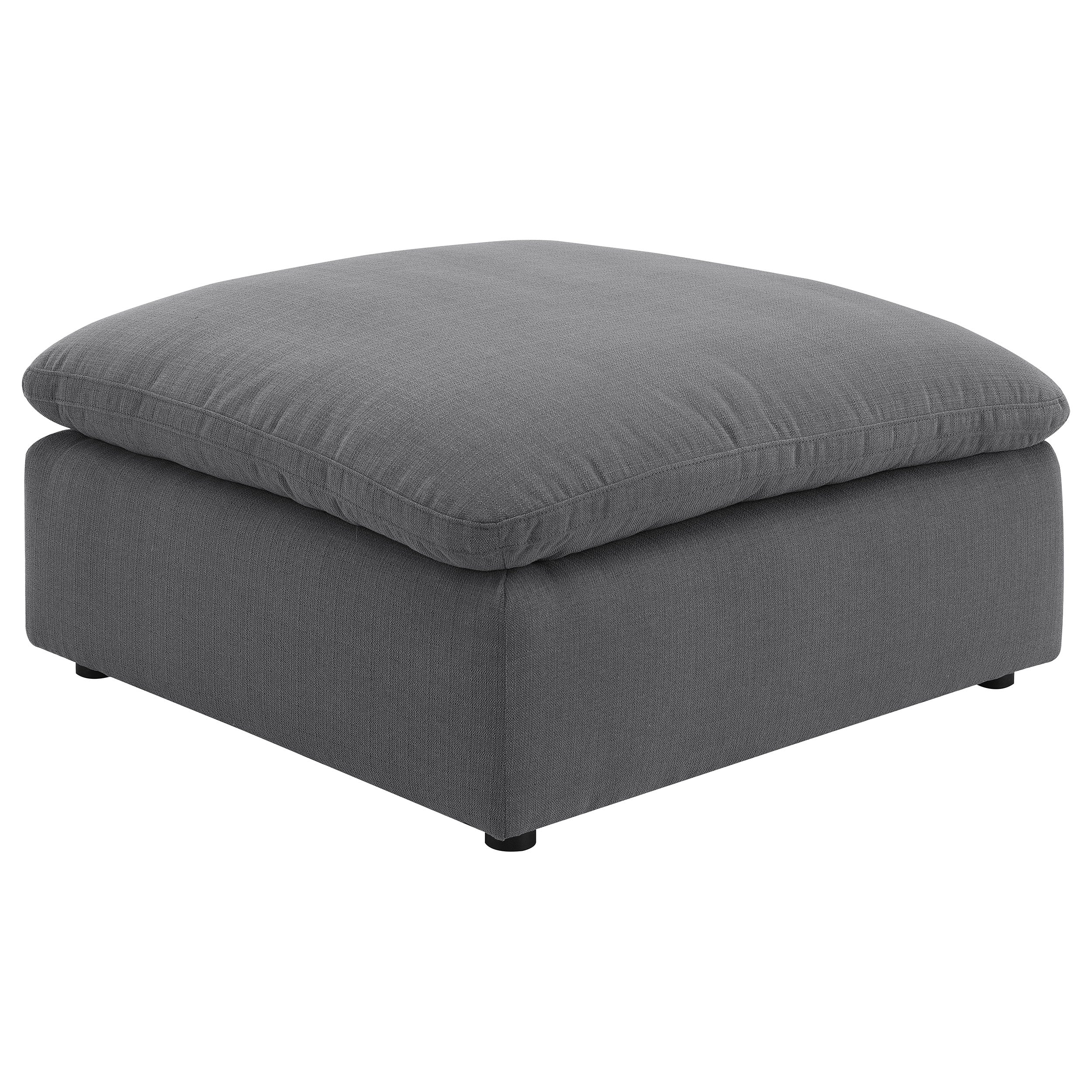 Hobson Square Upholstered Ottoman - Image 4
