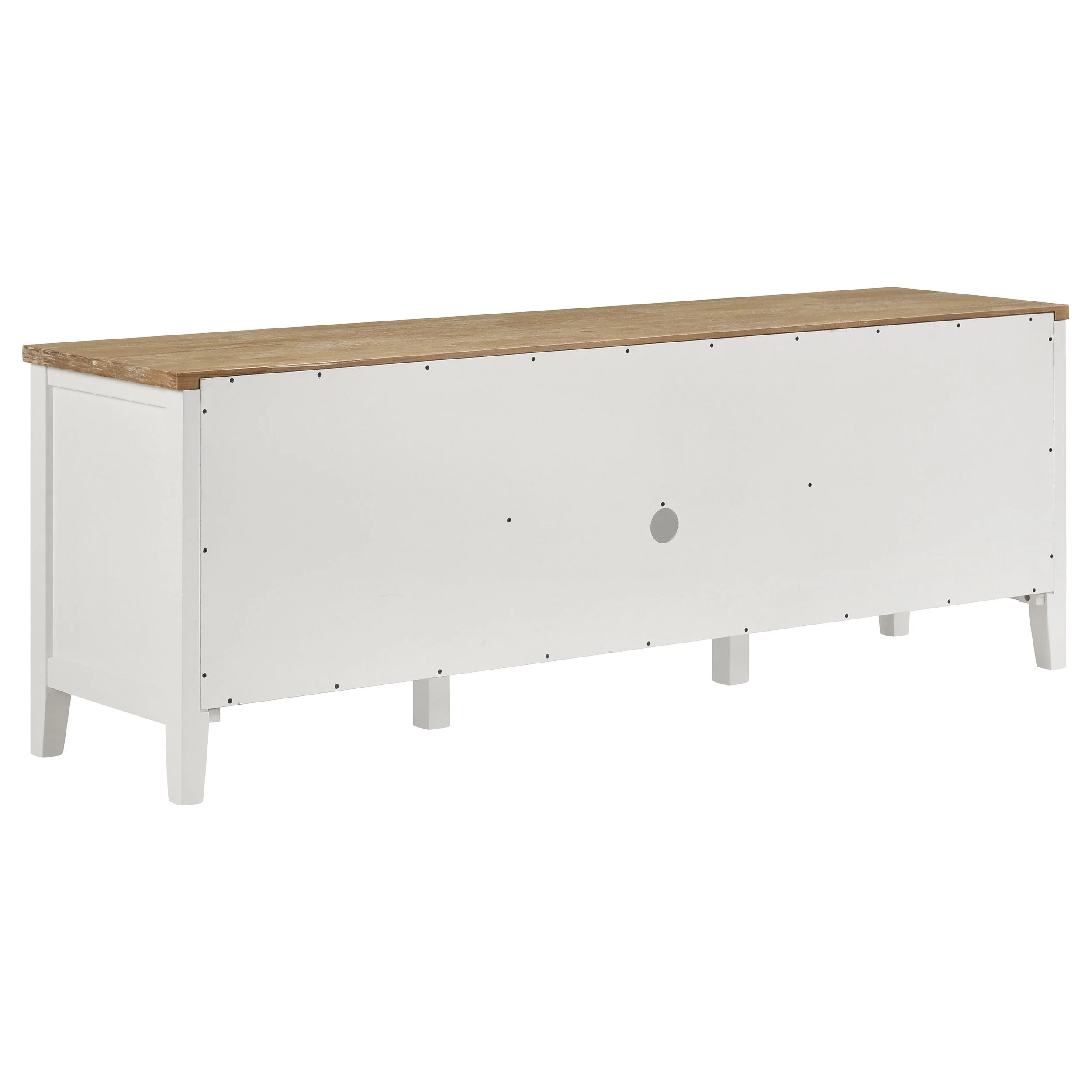 Hollis 3-piece 67-inch TV Stand Entertainment Center White - Image 6