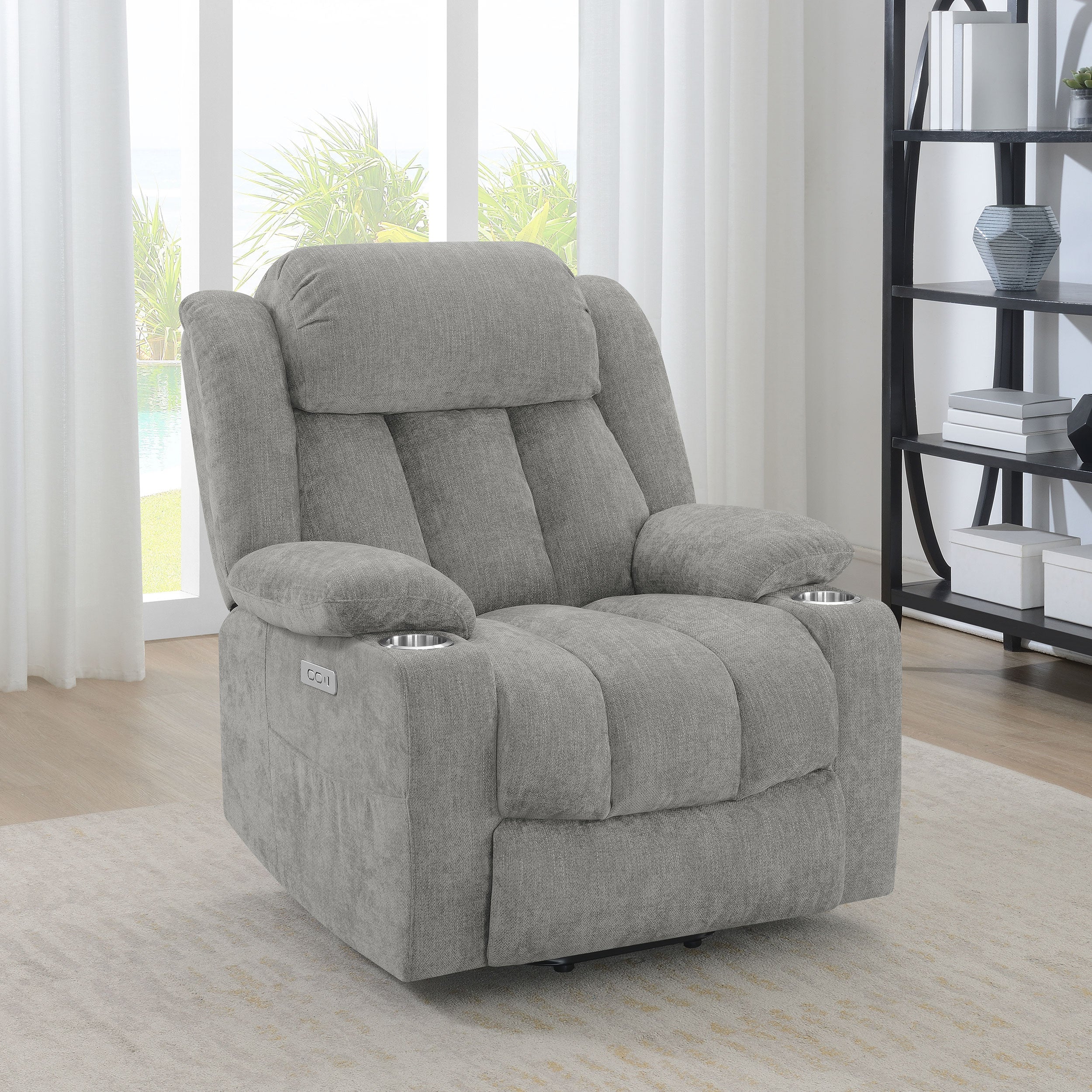 Houston Upholstered Power Lift Recliner Chair - Image 11