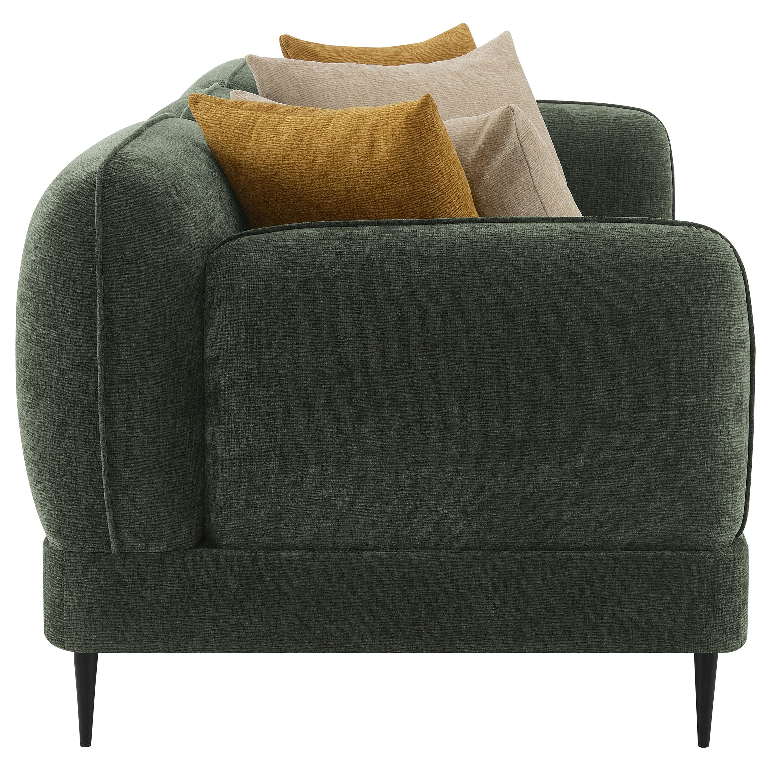 Jade Chenille Upholstered Sofa Set - Image 14