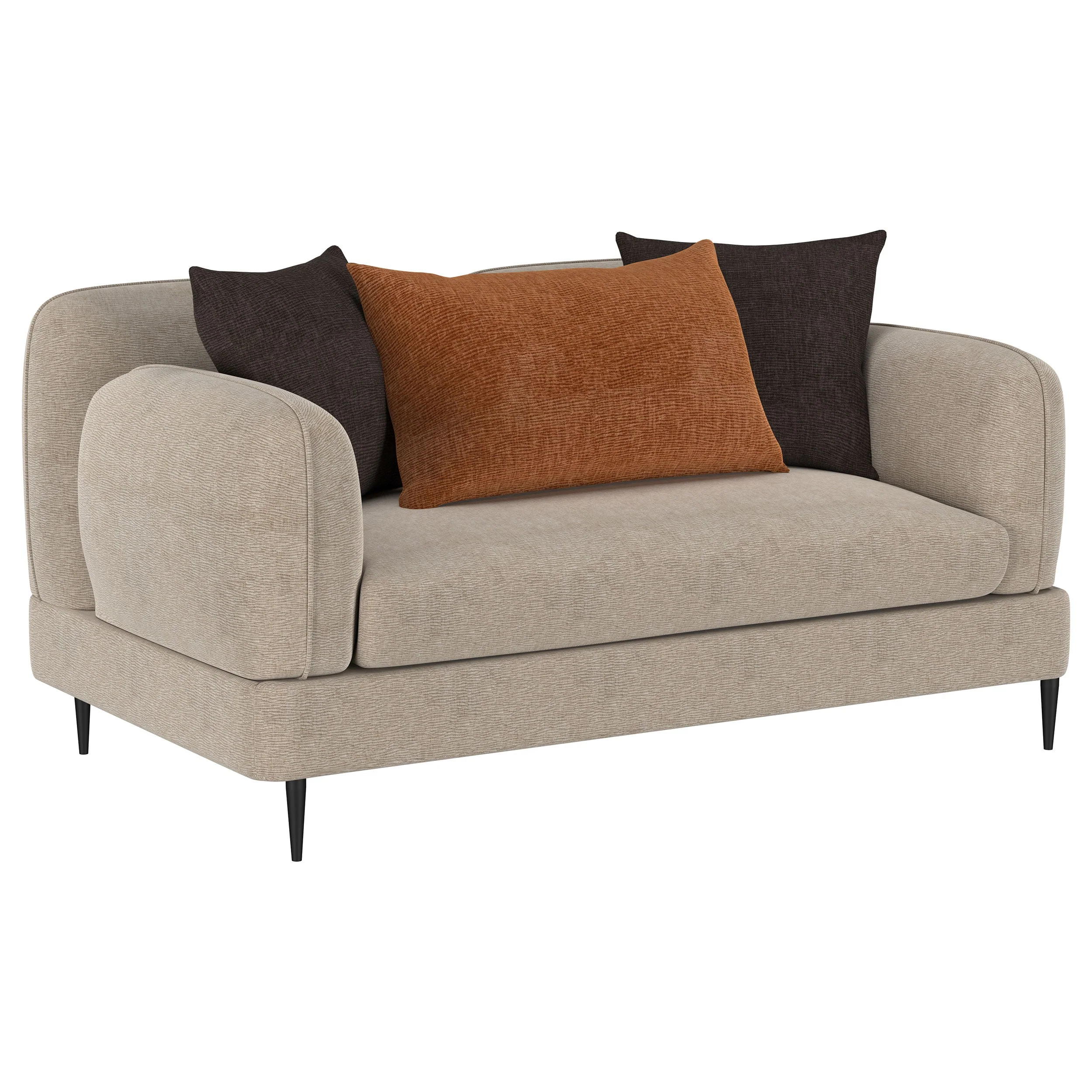 Jade Chenille Upholstered Sofa Set - Image 15