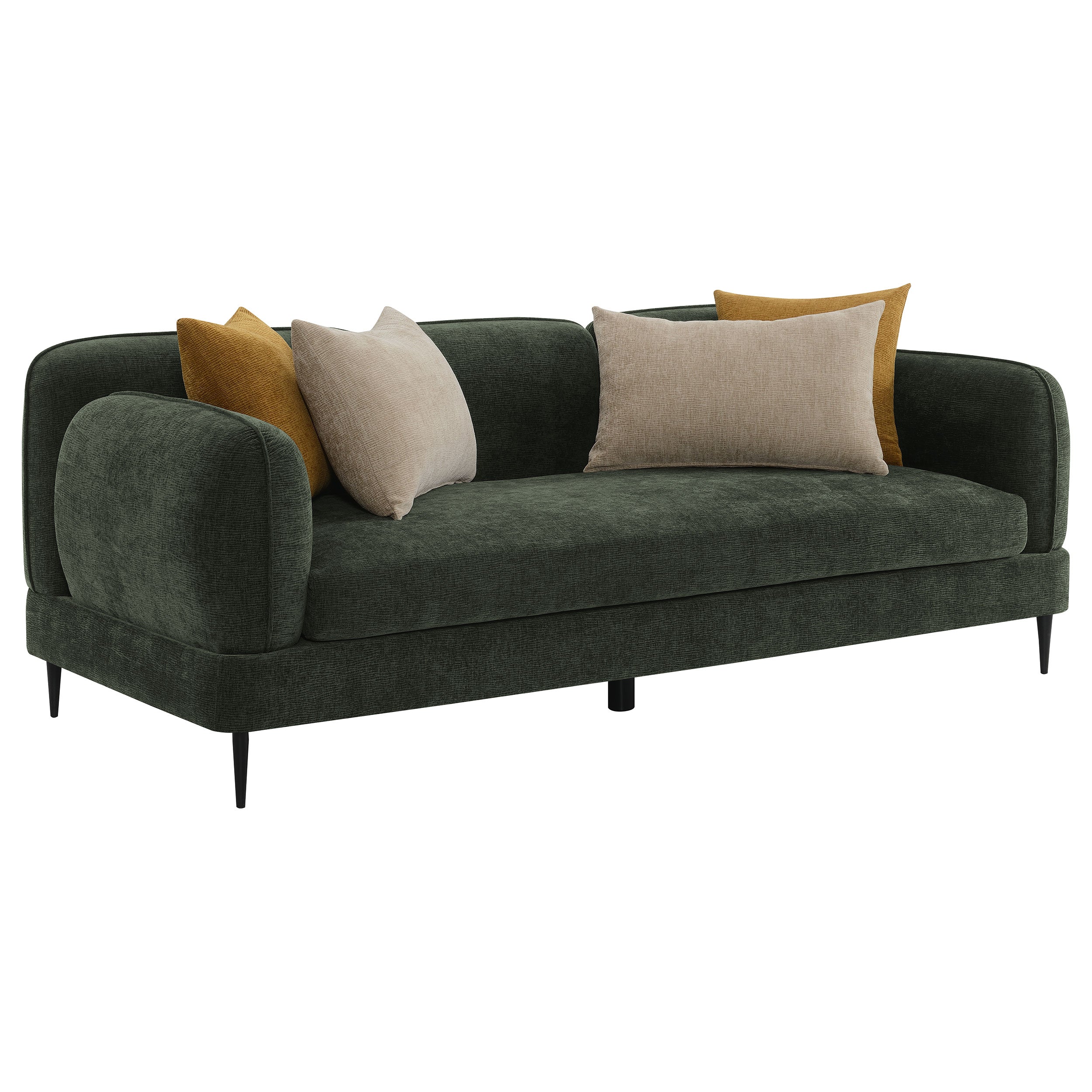 Jade Chenille Upholstered Sofa Set - Image 8