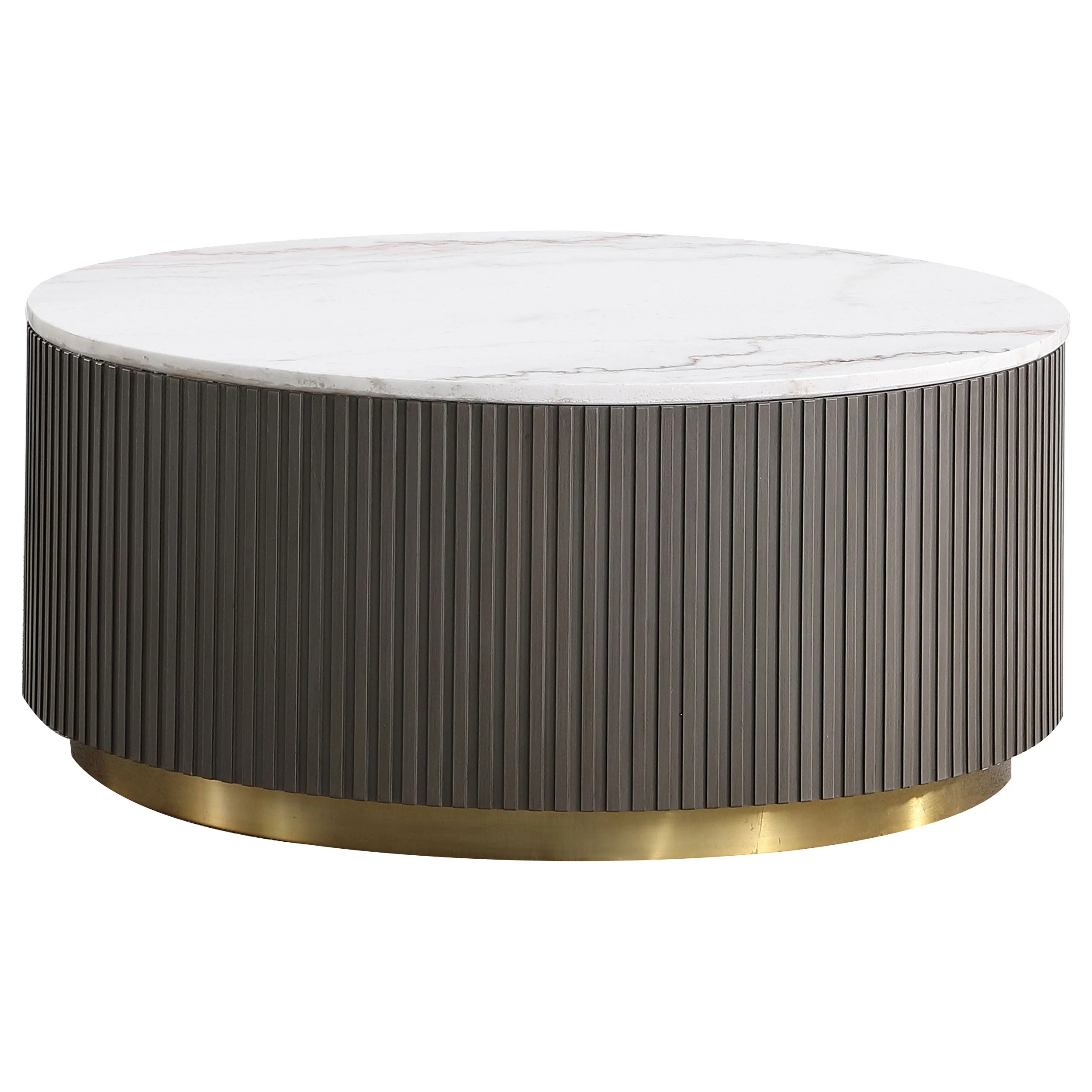 Jason Round Marble Coffee and End Table Set - Image 10