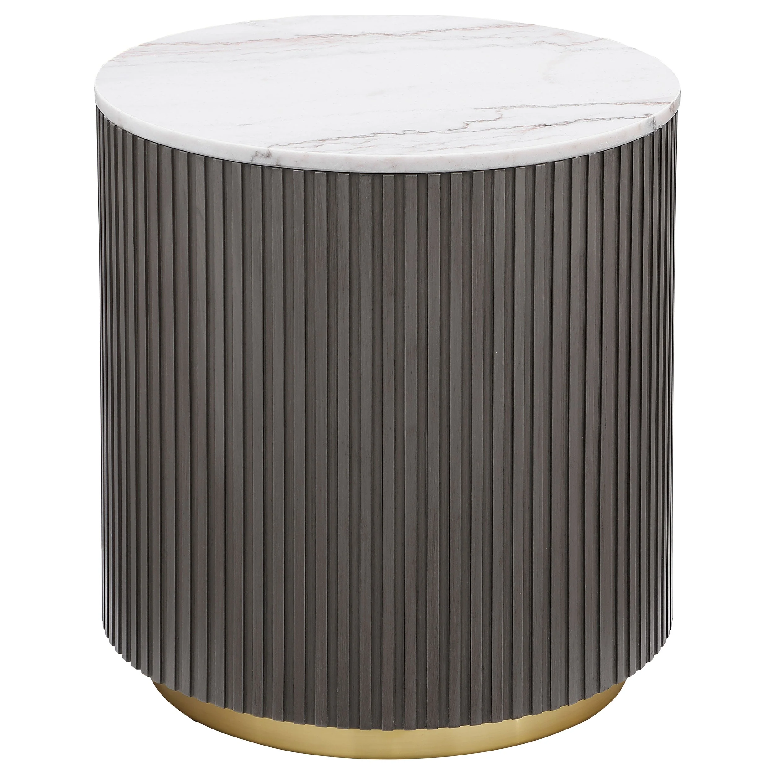 Jason Round Marble Coffee and End Table Set - Image 7