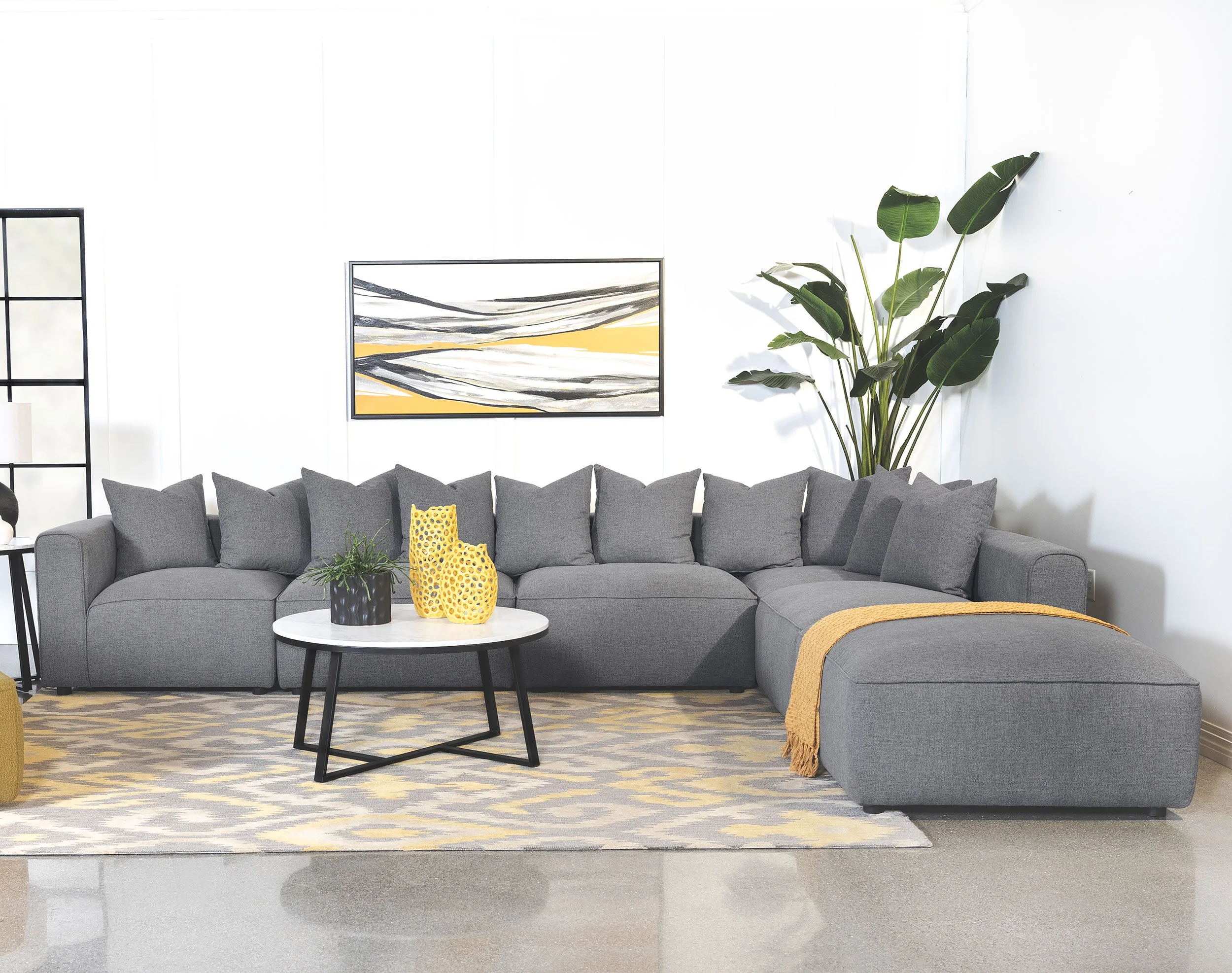 Jennifer Upholstered Modular Sectional - Image 3