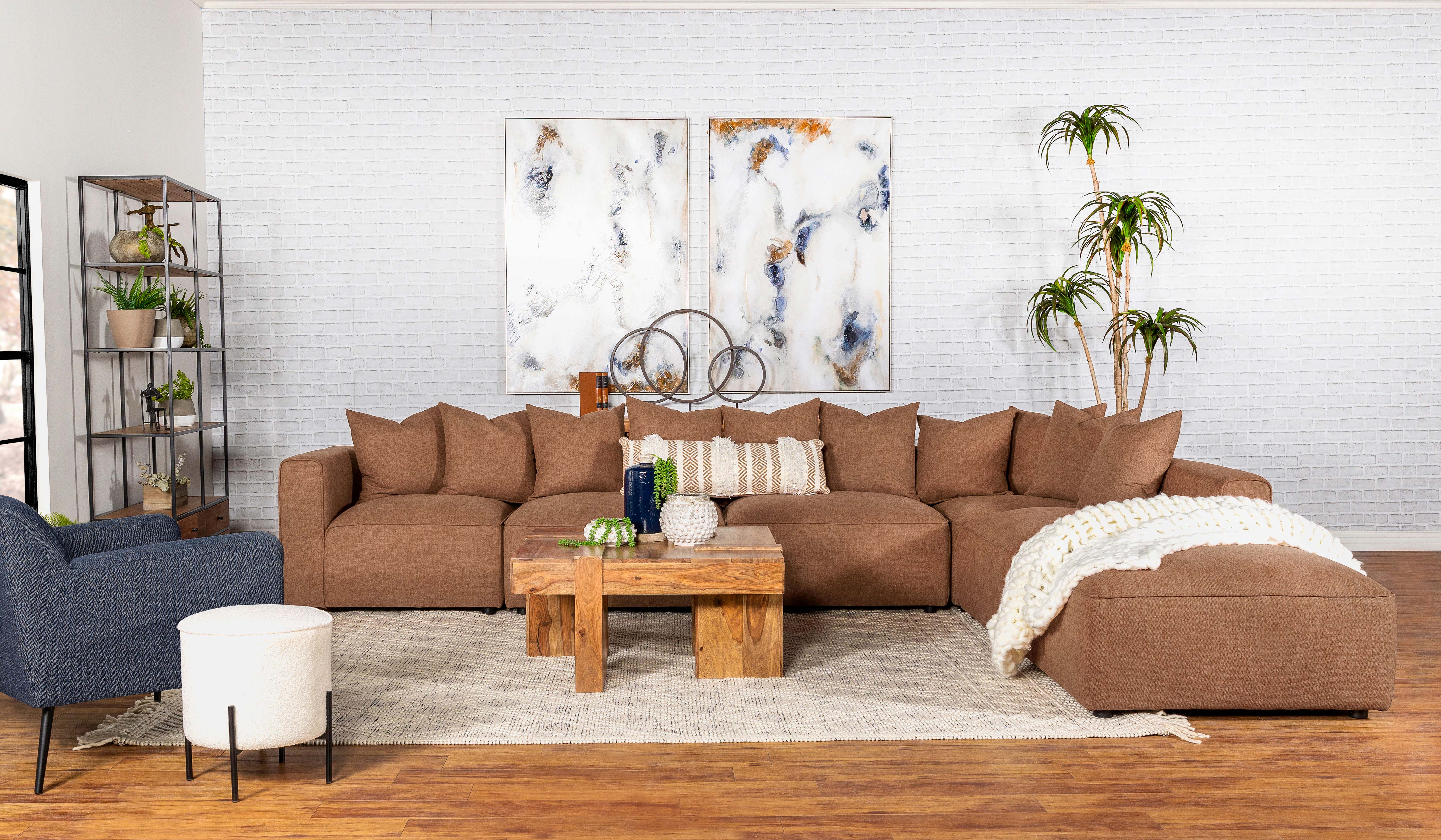 Jennifer Upholstered Modular Sectional - Image 4